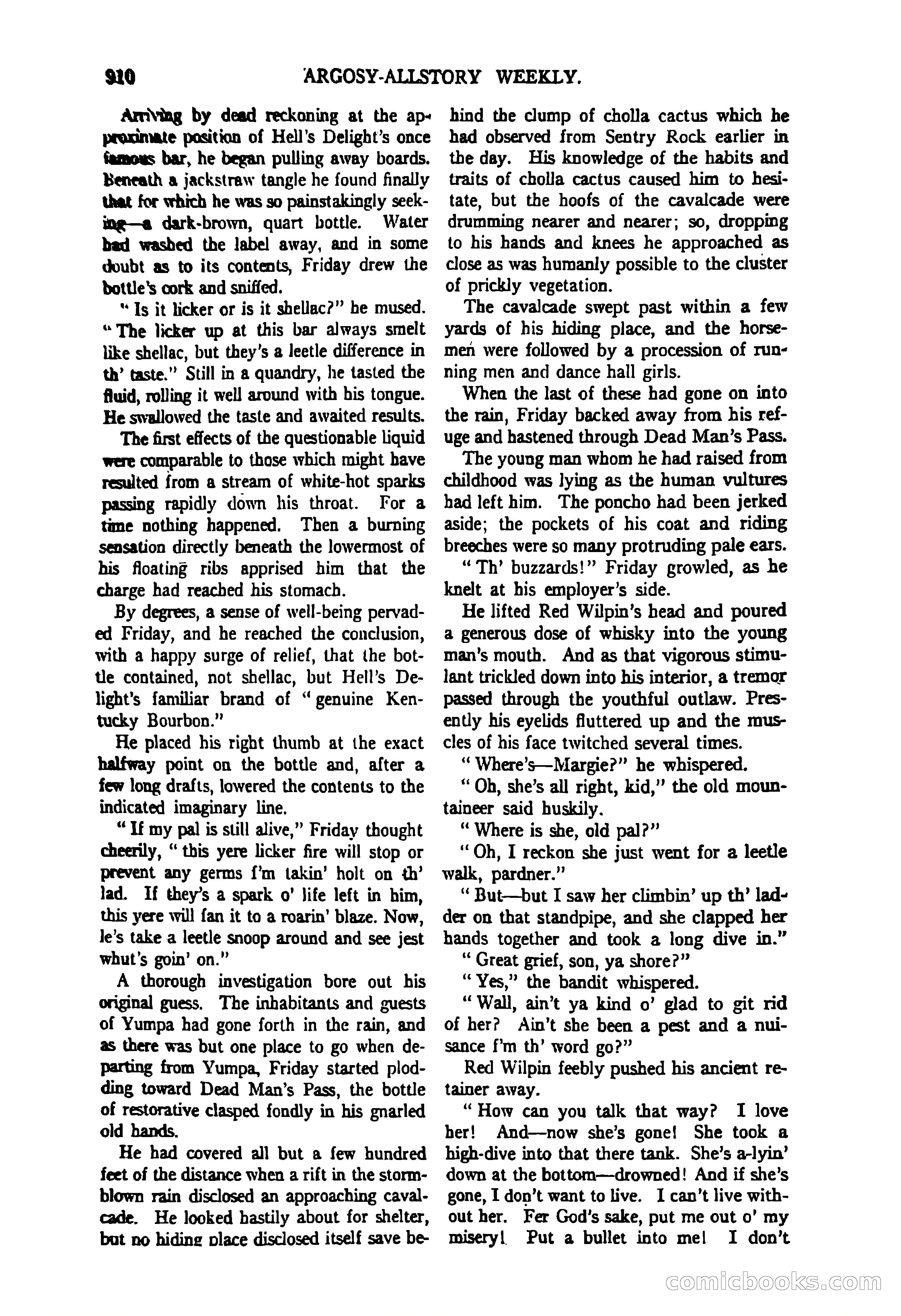 Argosy All-Story Weekly, June 27, 1925 — page 114 of 168
