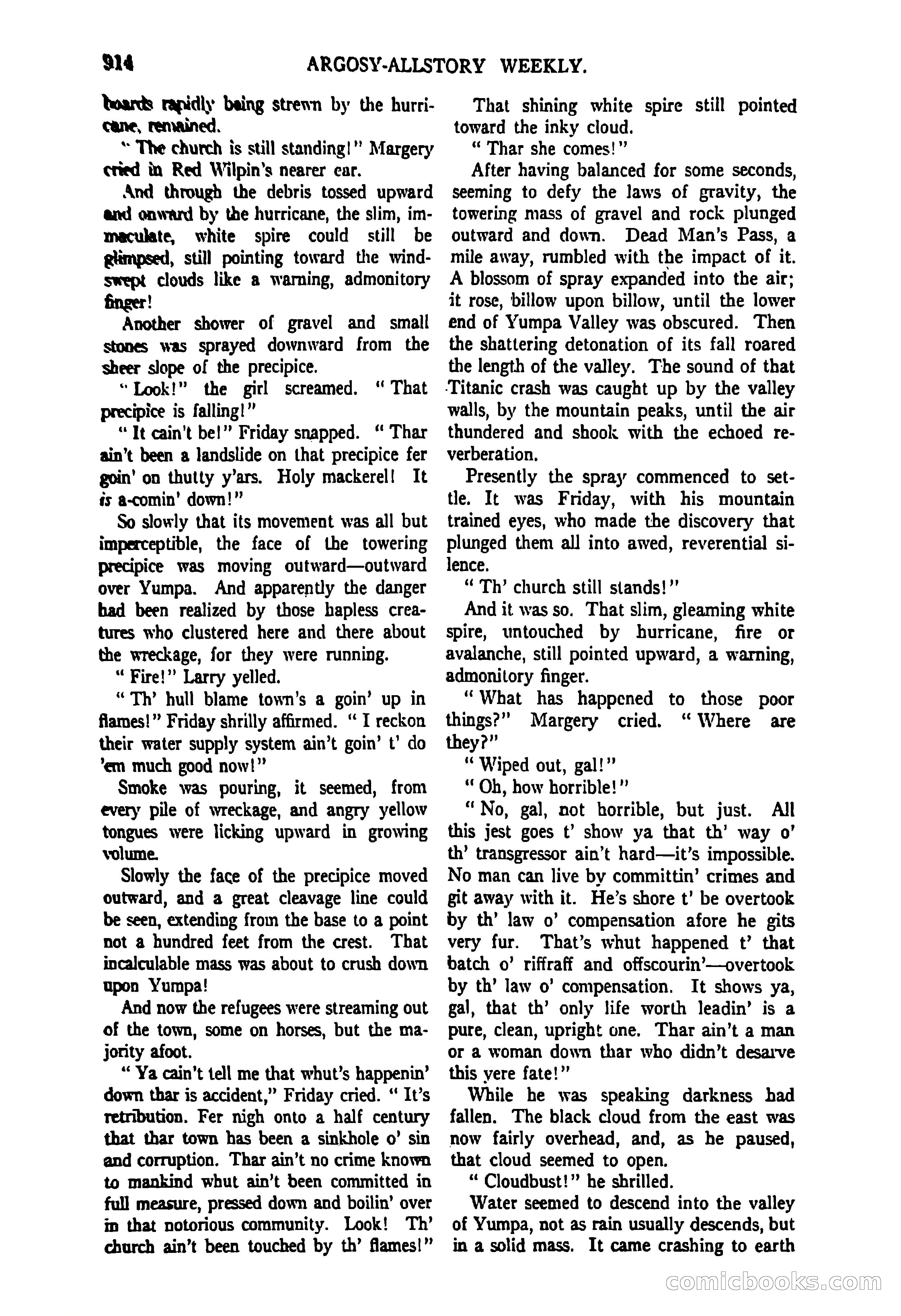 Argosy All-Story Weekly, June 27, 1925 — page 118 of 168