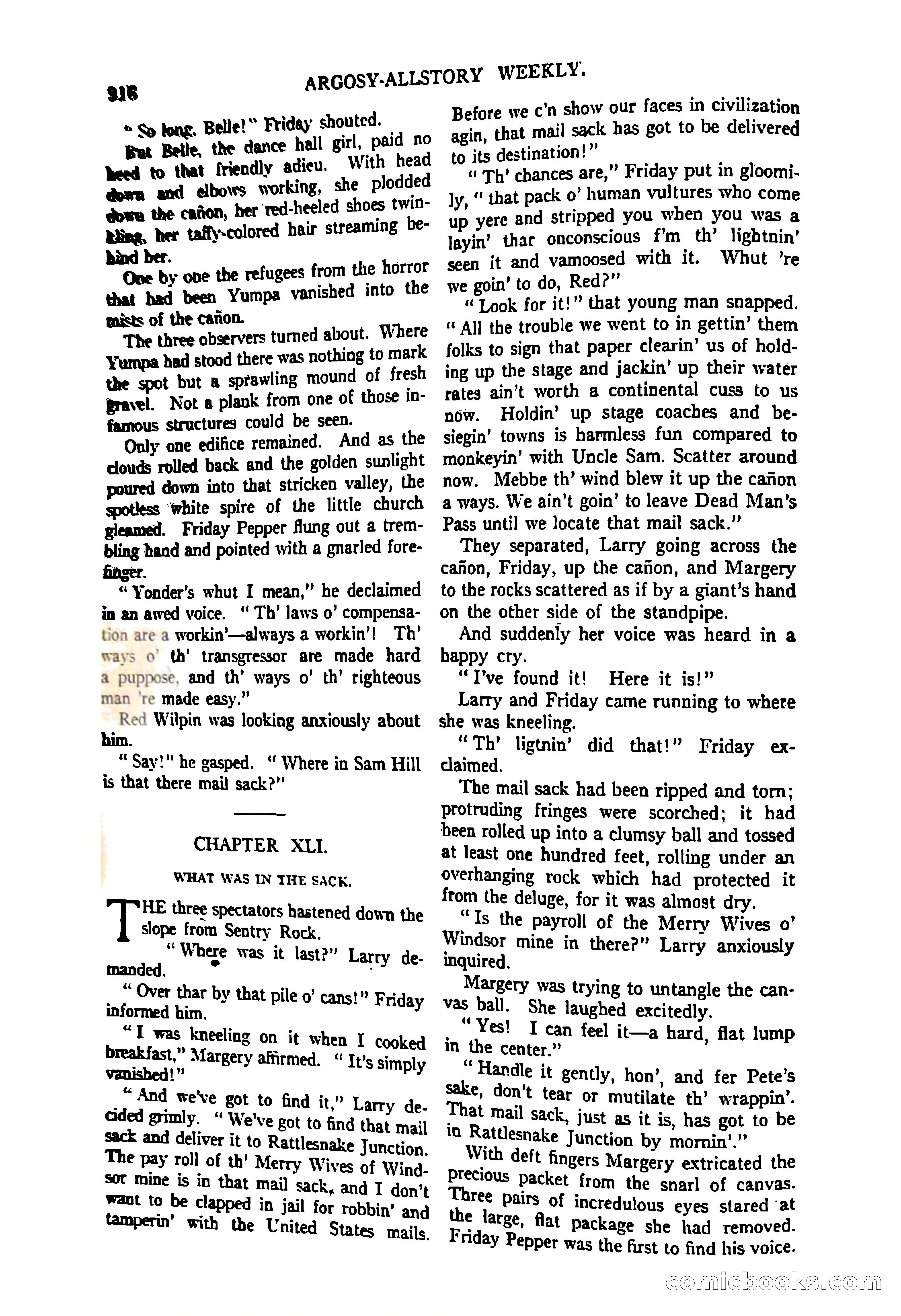 Argosy All-Story Weekly, June 27, 1925 — page 120 of 168