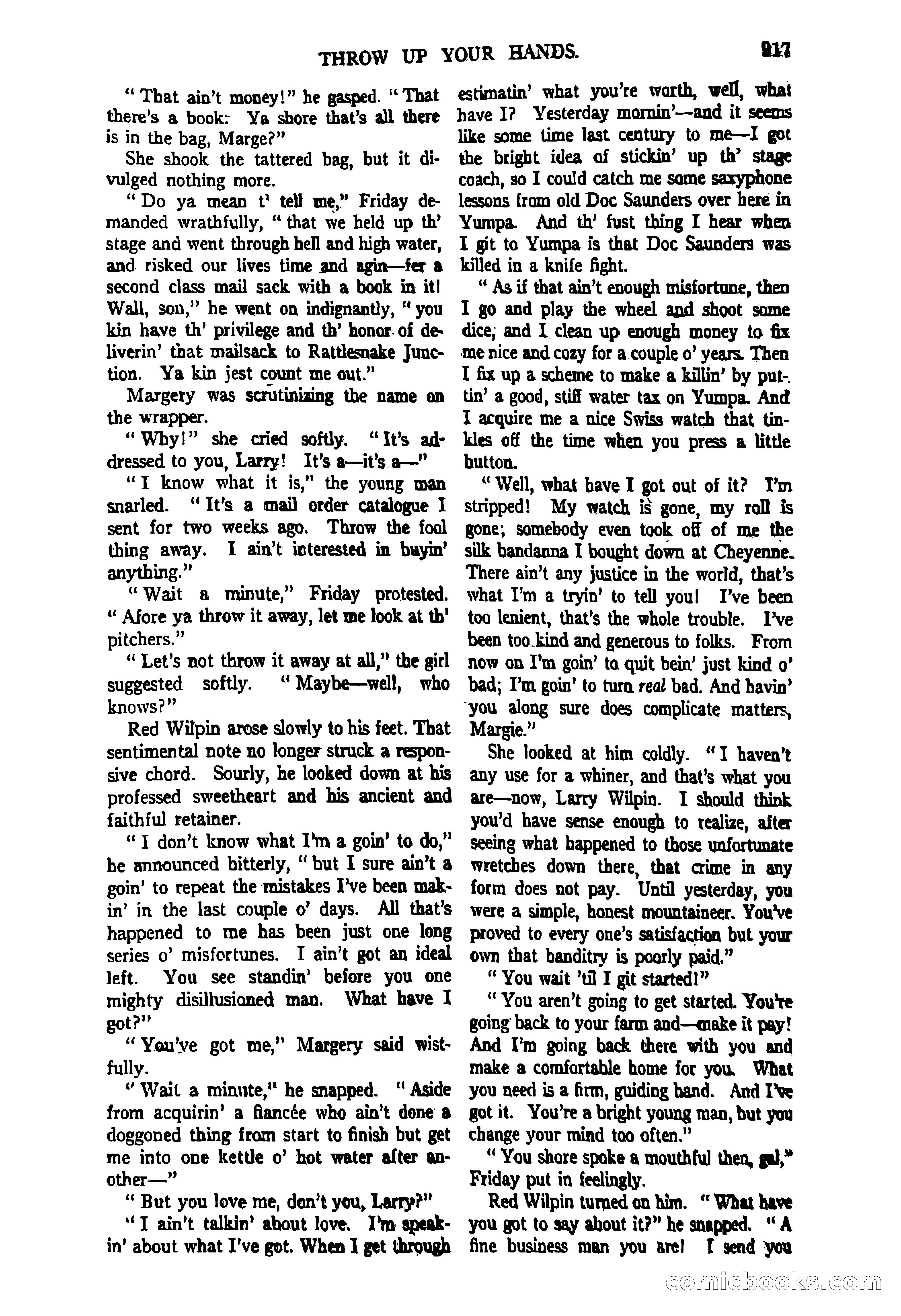 Argosy All-Story Weekly, June 27, 1925 — page 121 of 168