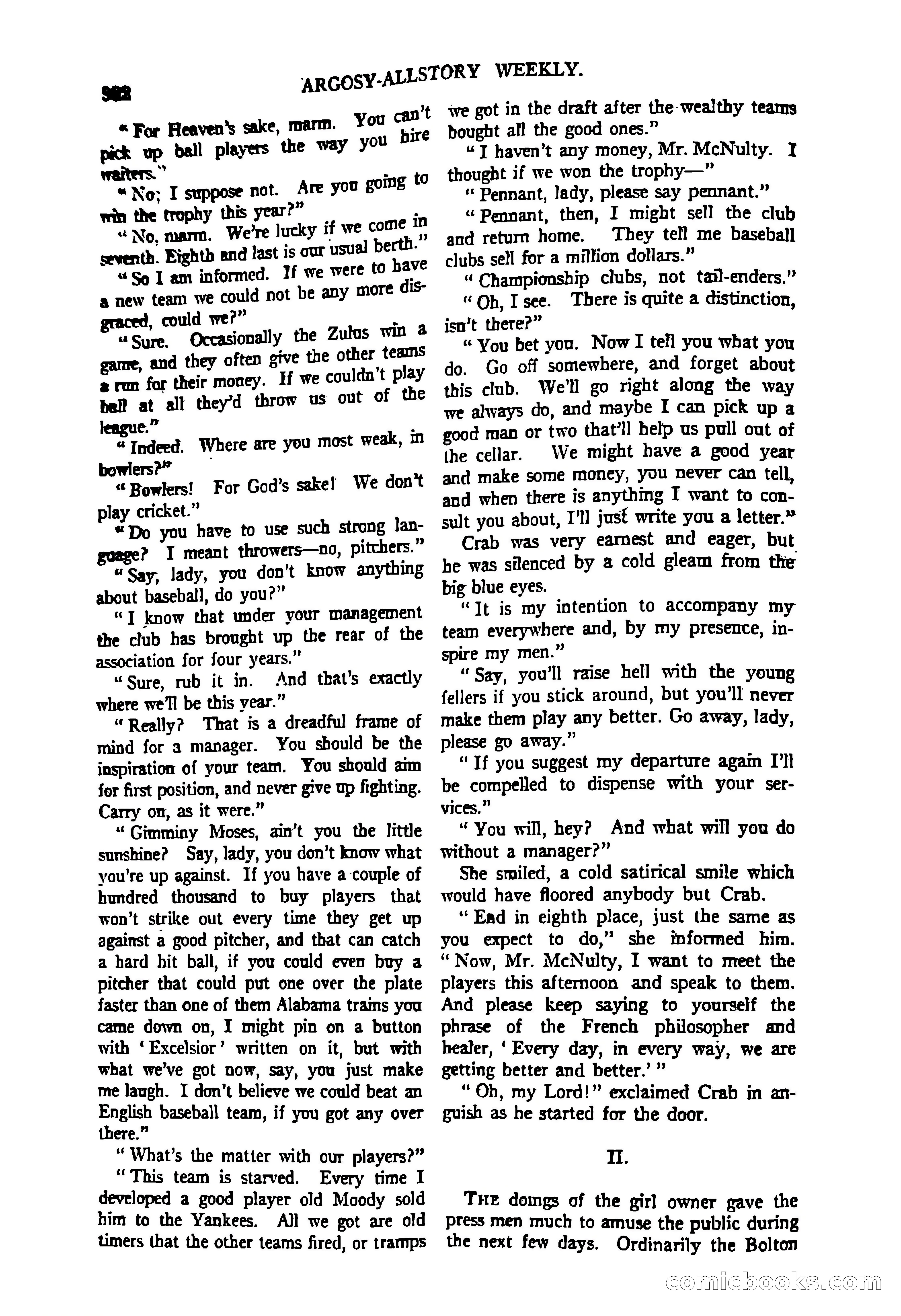 Argosy All-Story Weekly, June 27, 1925 — page 126 of 168
