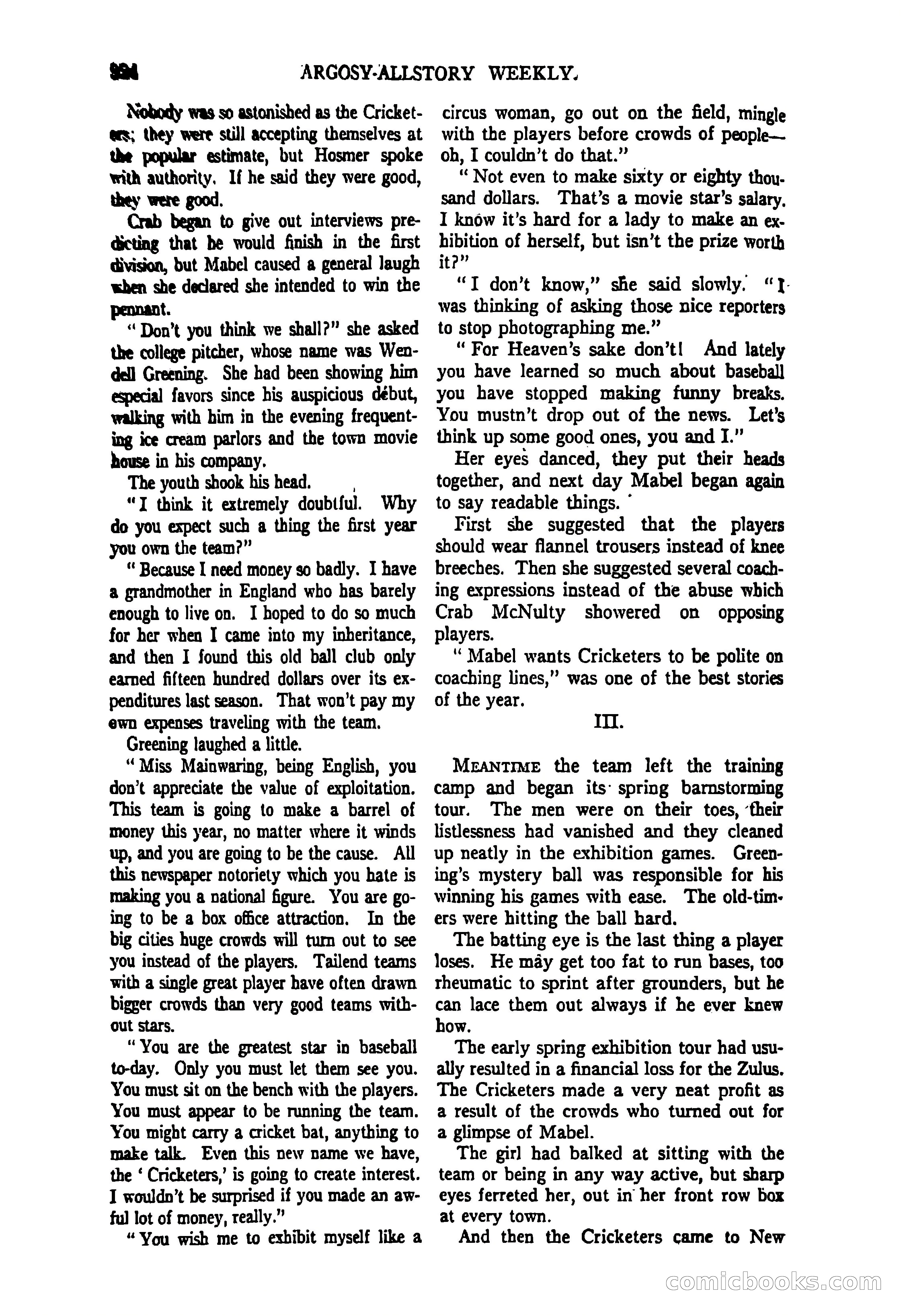 Argosy All-Story Weekly, June 27, 1925 — page 128 of 168