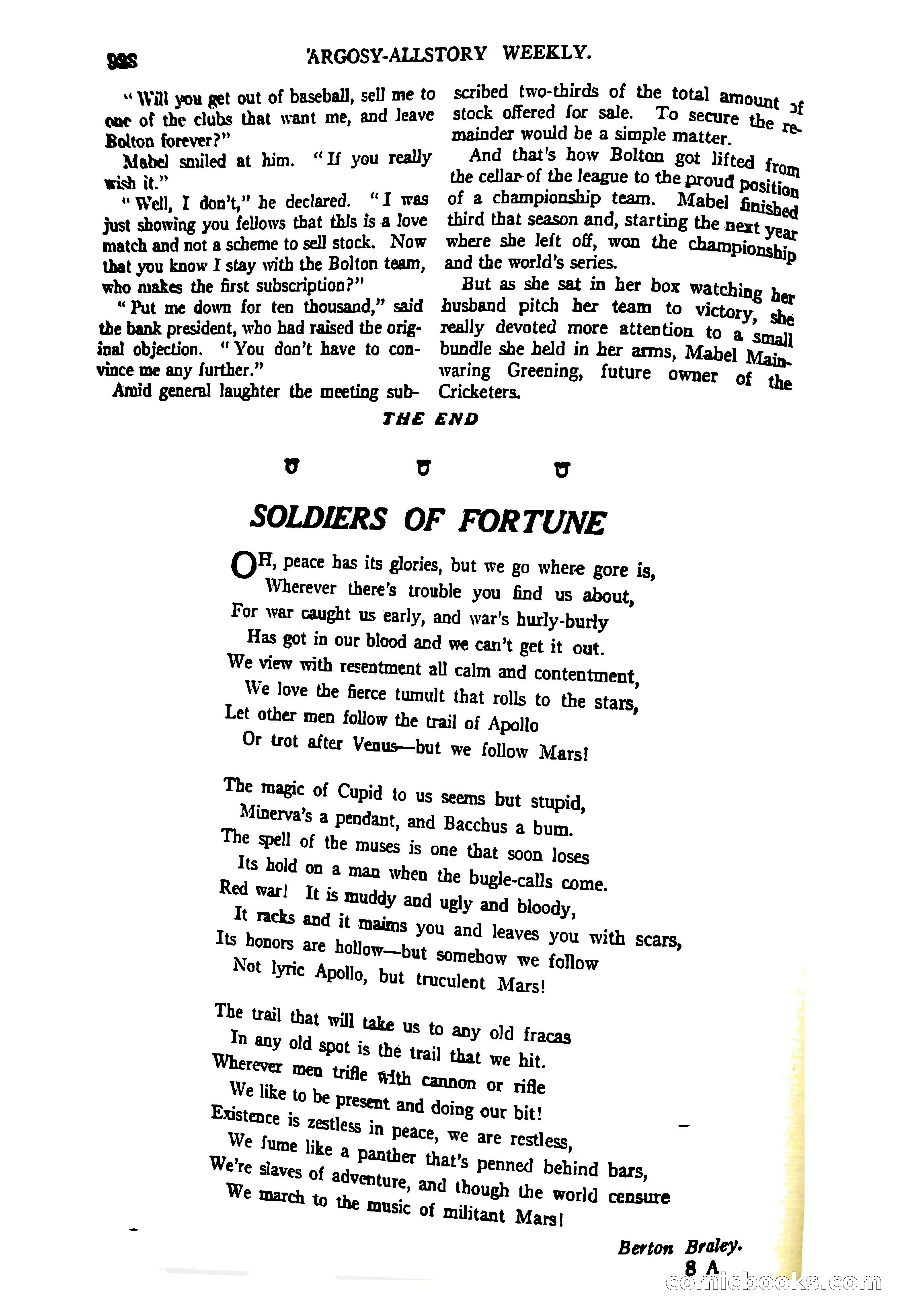 Argosy All-Story Weekly, June 27, 1925 — page 132 of 168