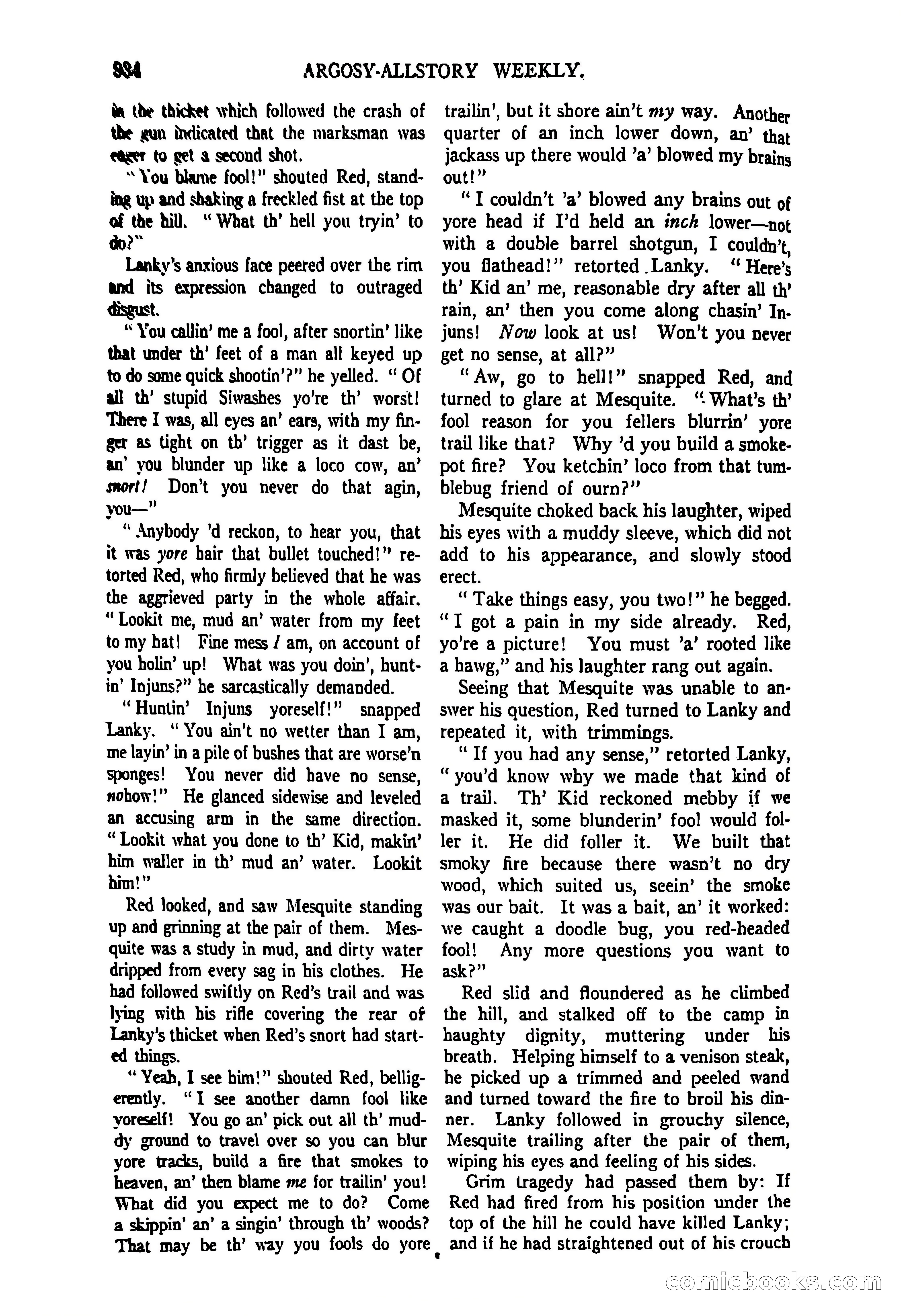 Argosy All-Story Weekly, June 27, 1925 — page 138 of 168
