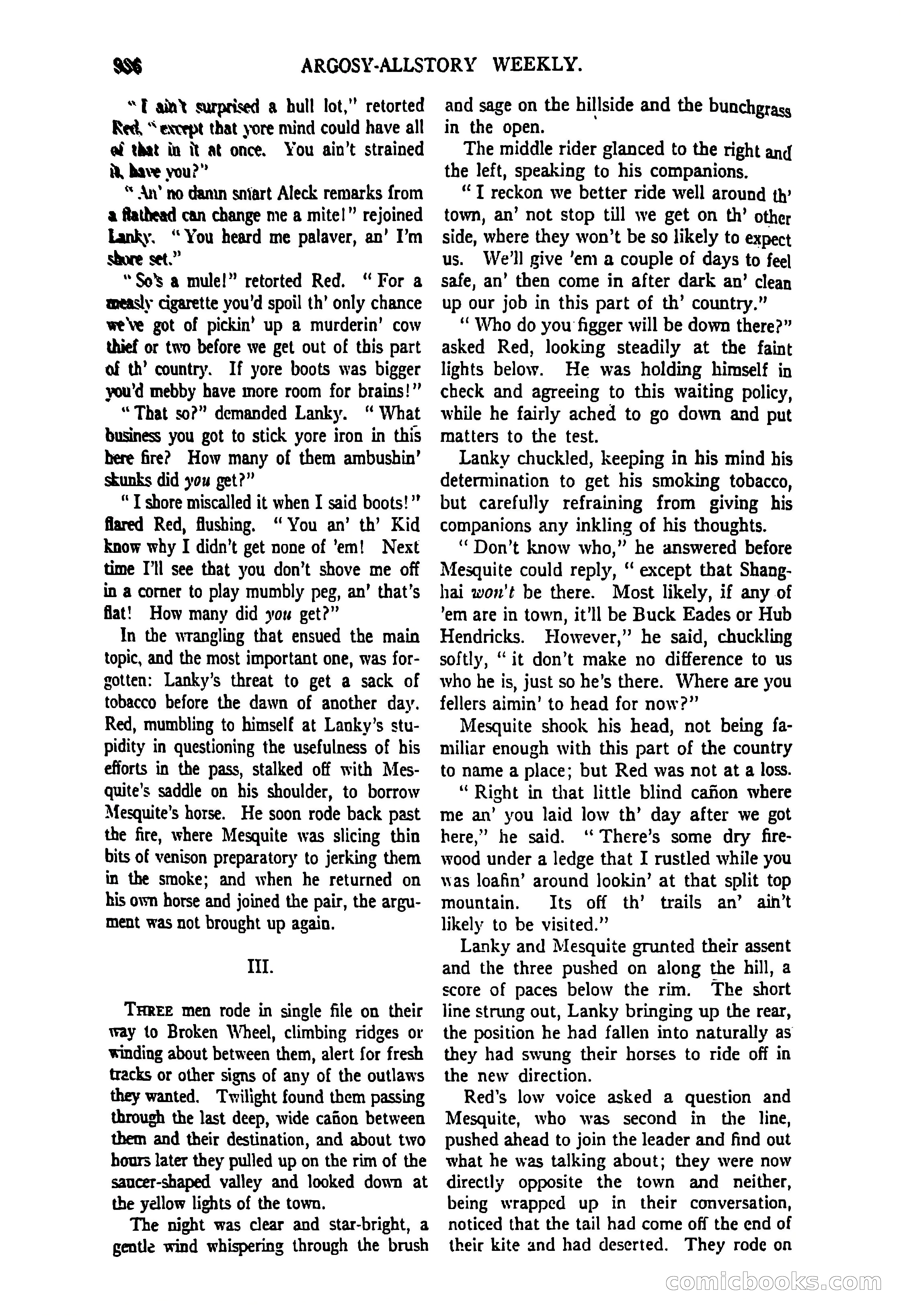 Argosy All-Story Weekly, June 27, 1925 — page 142 of 168
