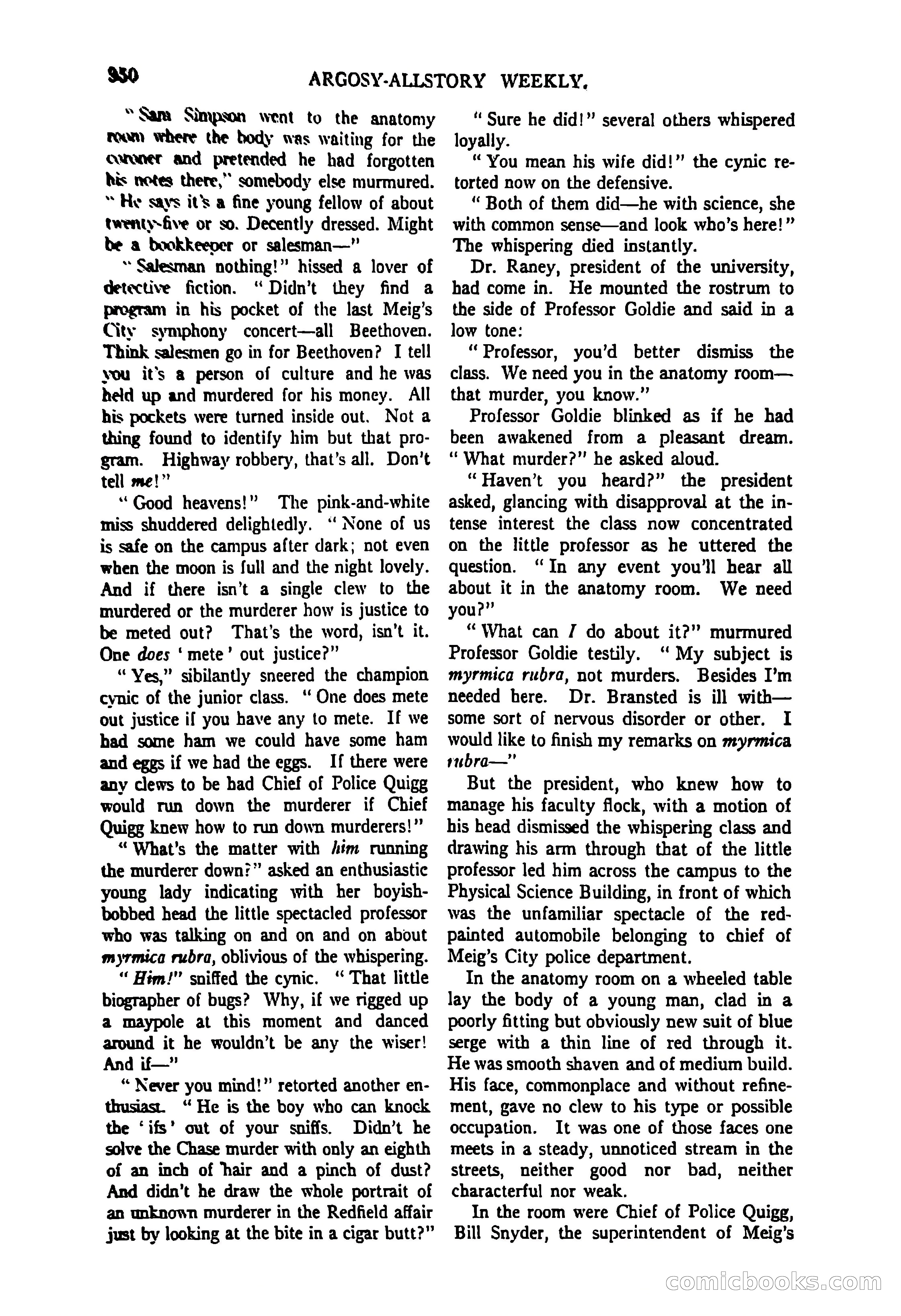 Argosy All-Story Weekly, June 27, 1925 — page 156 of 168