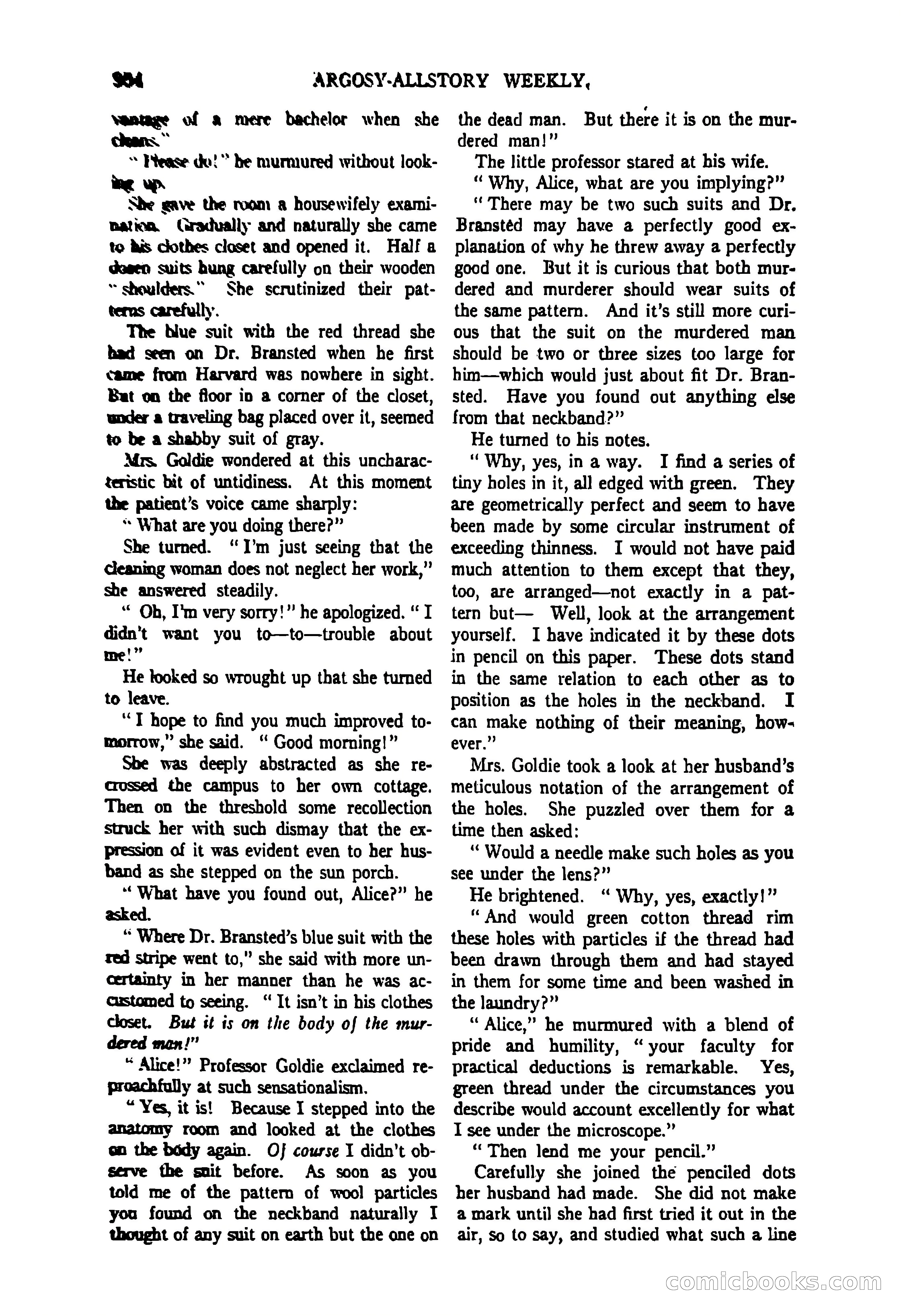 Argosy All-Story Weekly, June 27, 1925 — page 160 of 168