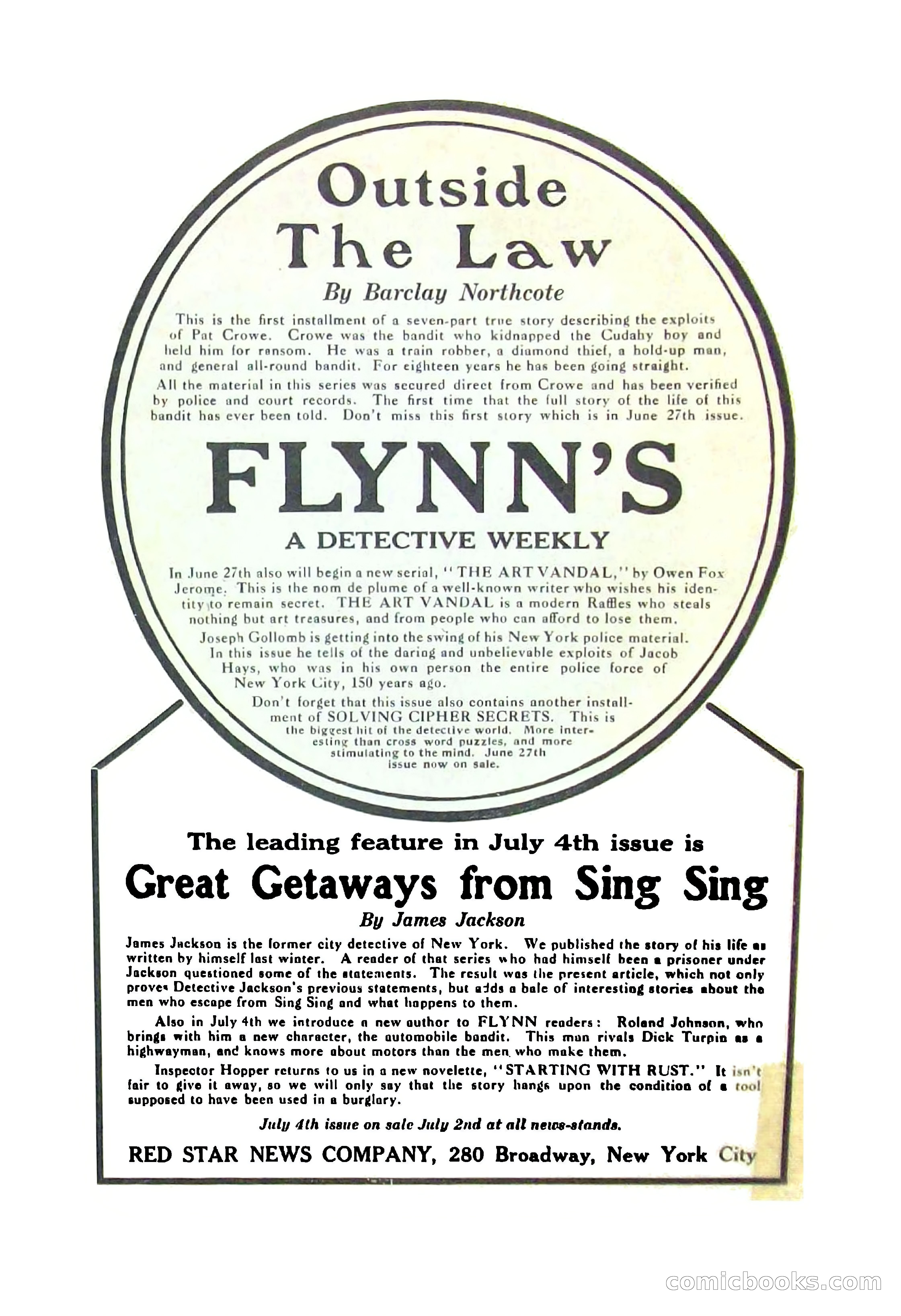 Argosy All-Story Weekly, June 27, 1925 — page 167 of 168