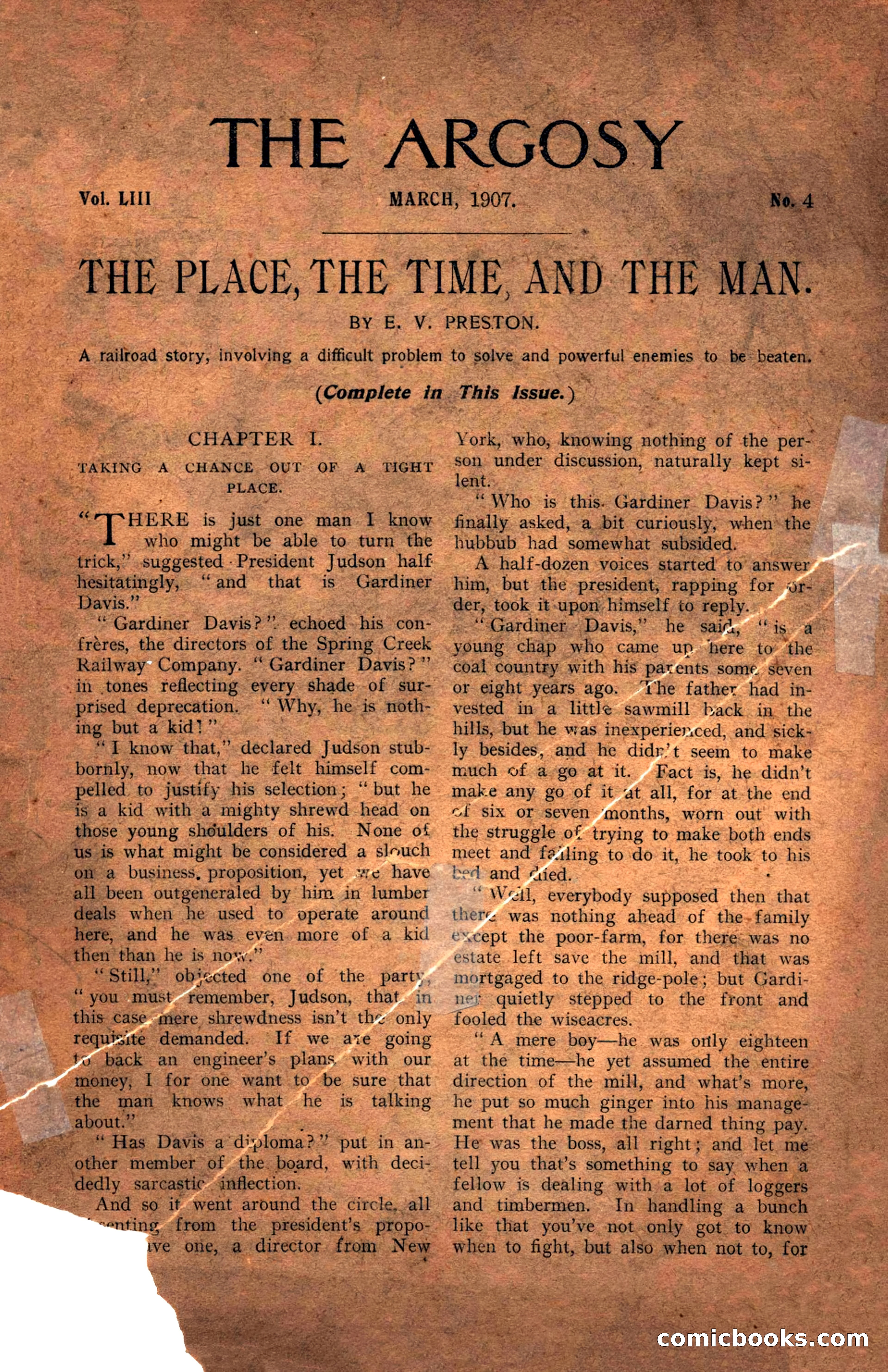 The Argosy, March 1907 — page 5 of 228