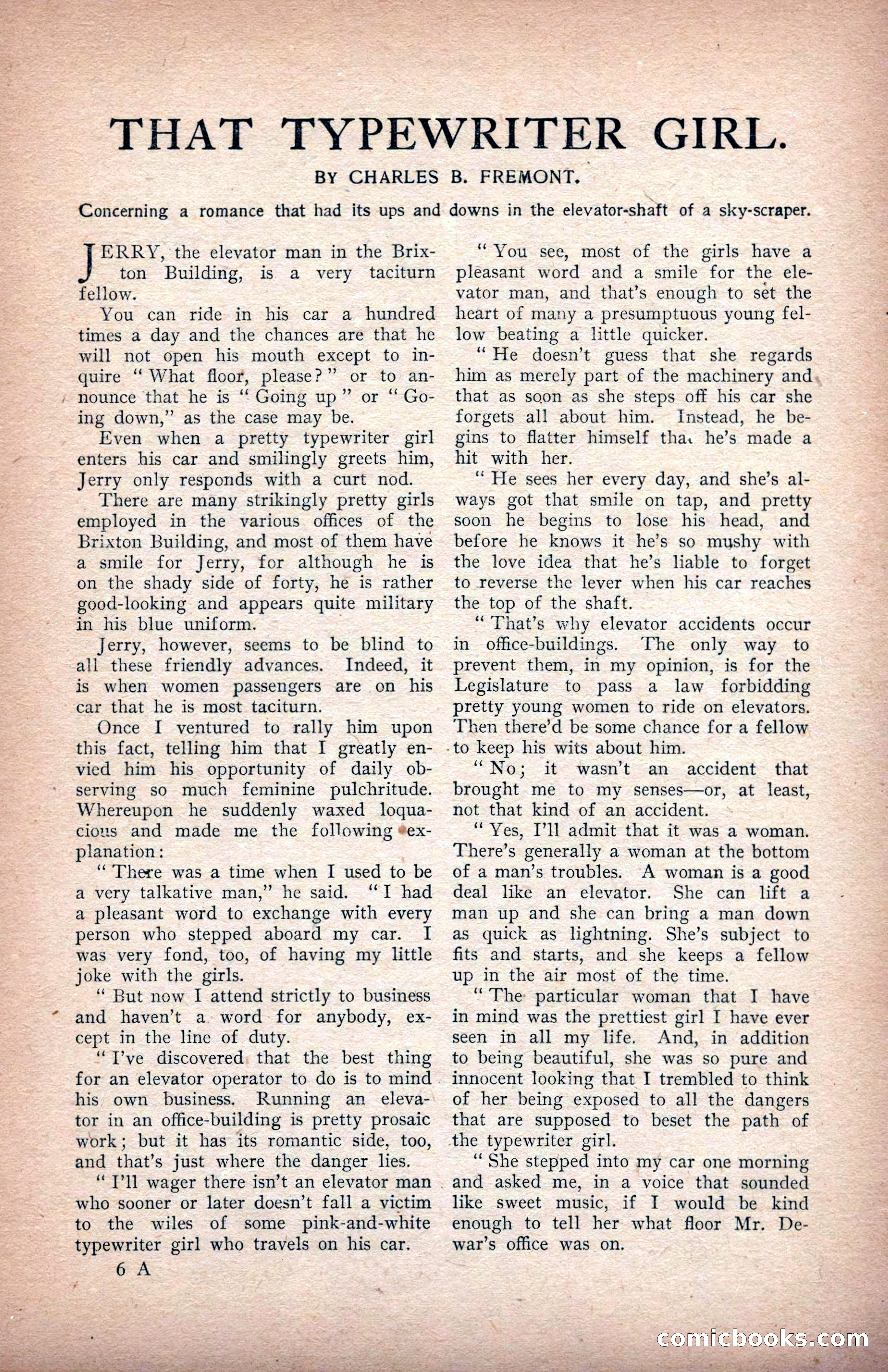 The Argosy, March 1907 — page 85 of 228