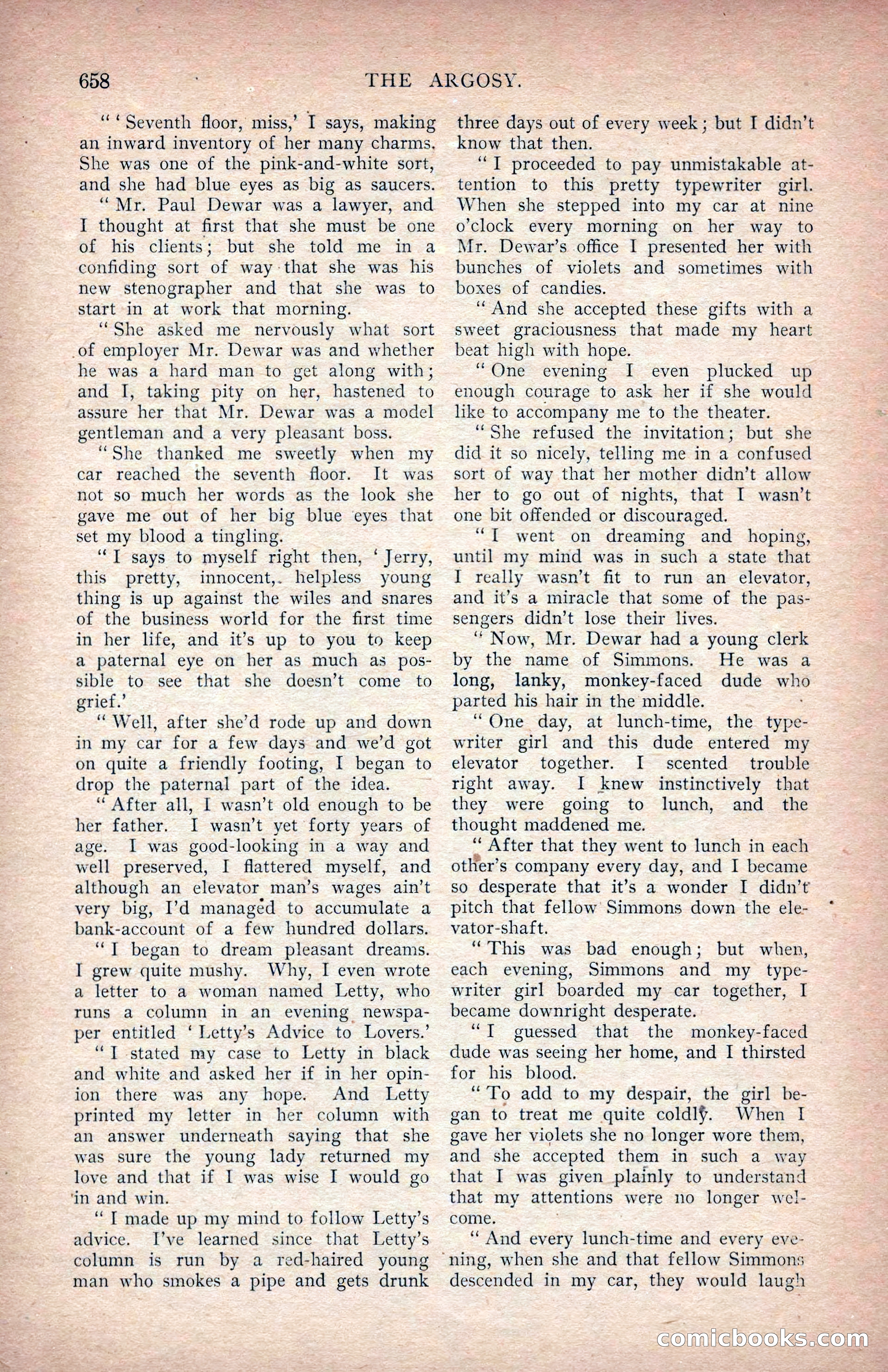 The Argosy, March 1907 — page 86 of 228