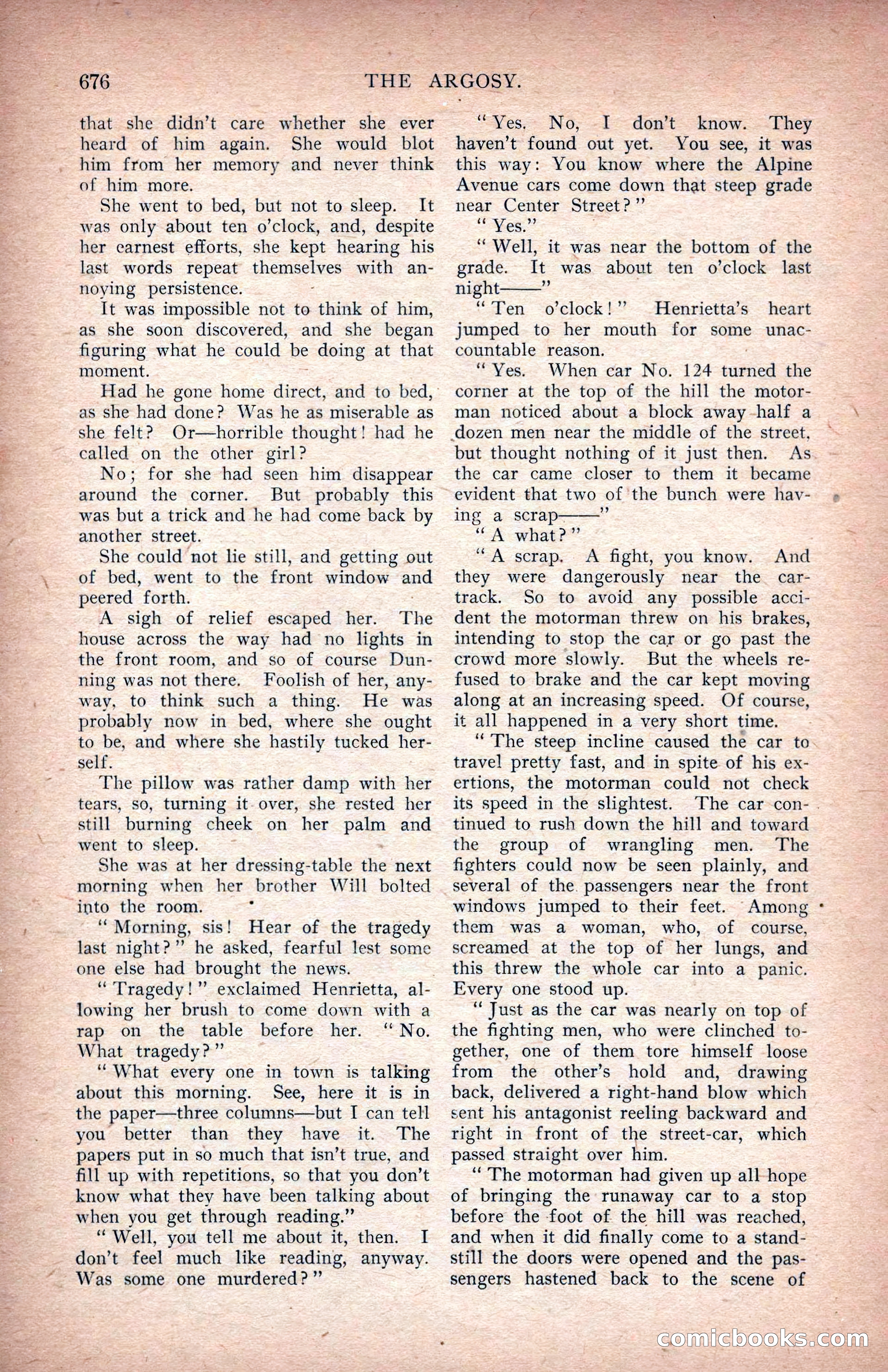 The Argosy, March 1907 — page 104 of 228
