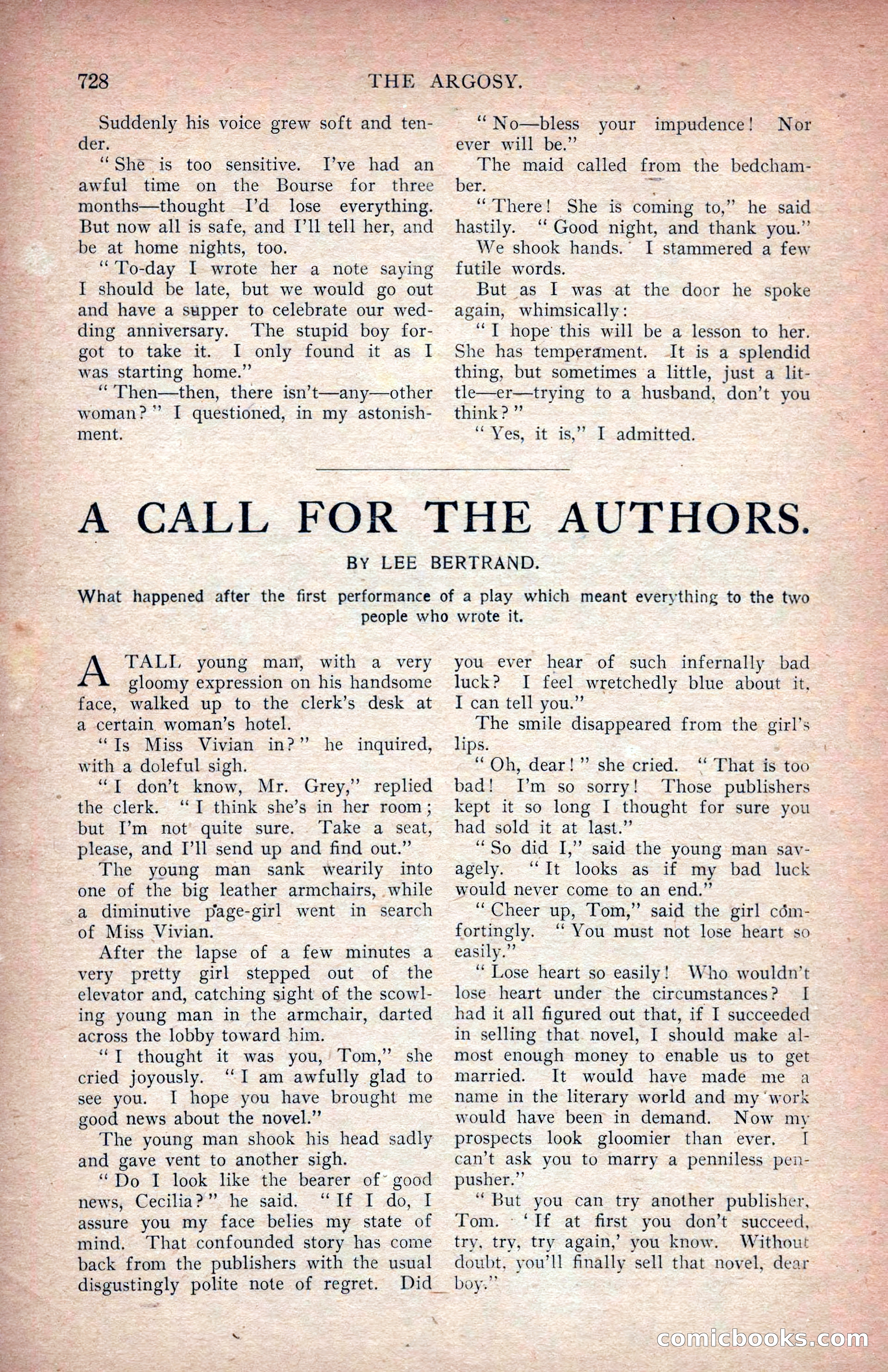 The Argosy, March 1907 — page 156 of 228