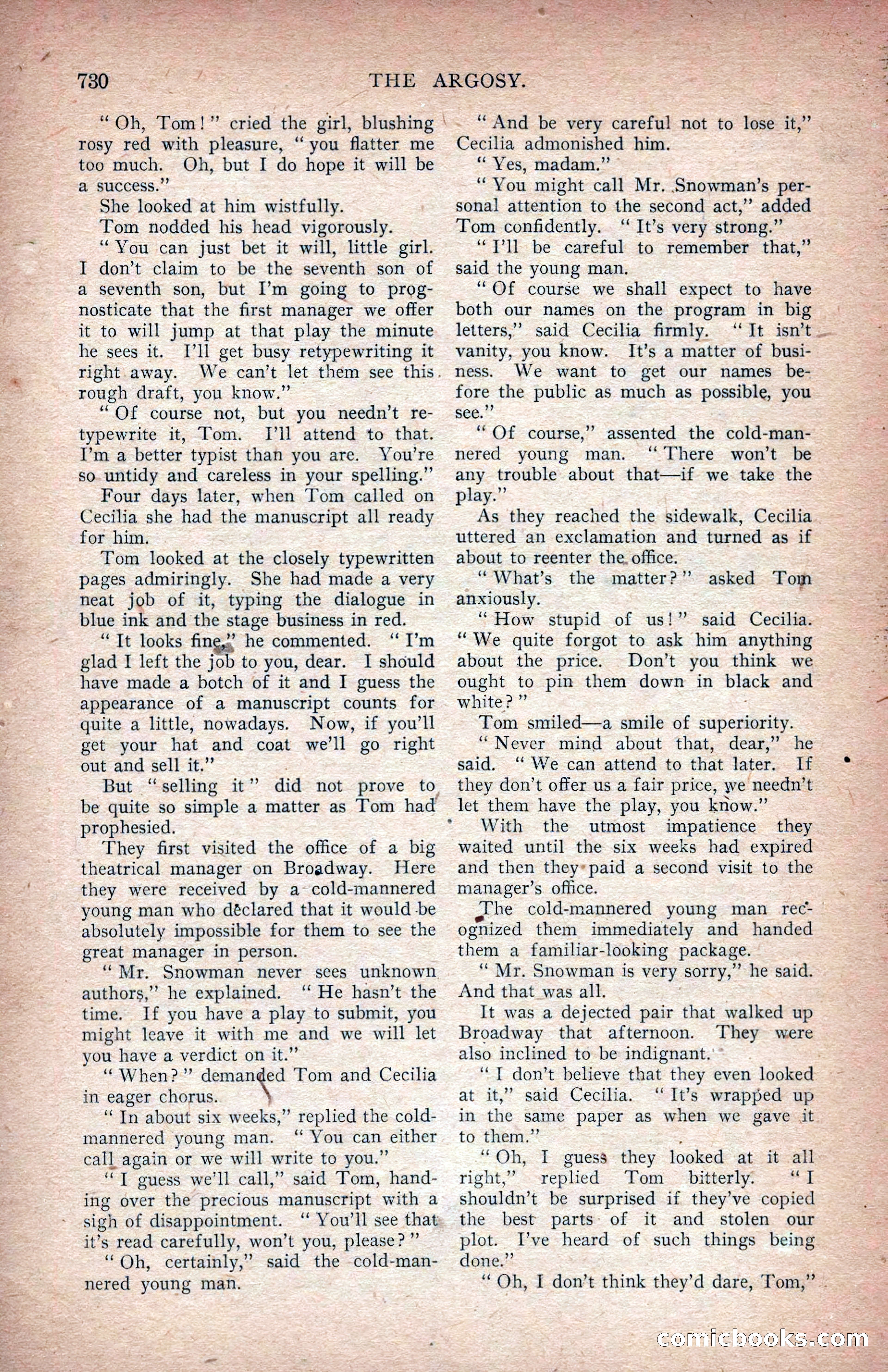 The Argosy, March 1907 — page 158 of 228