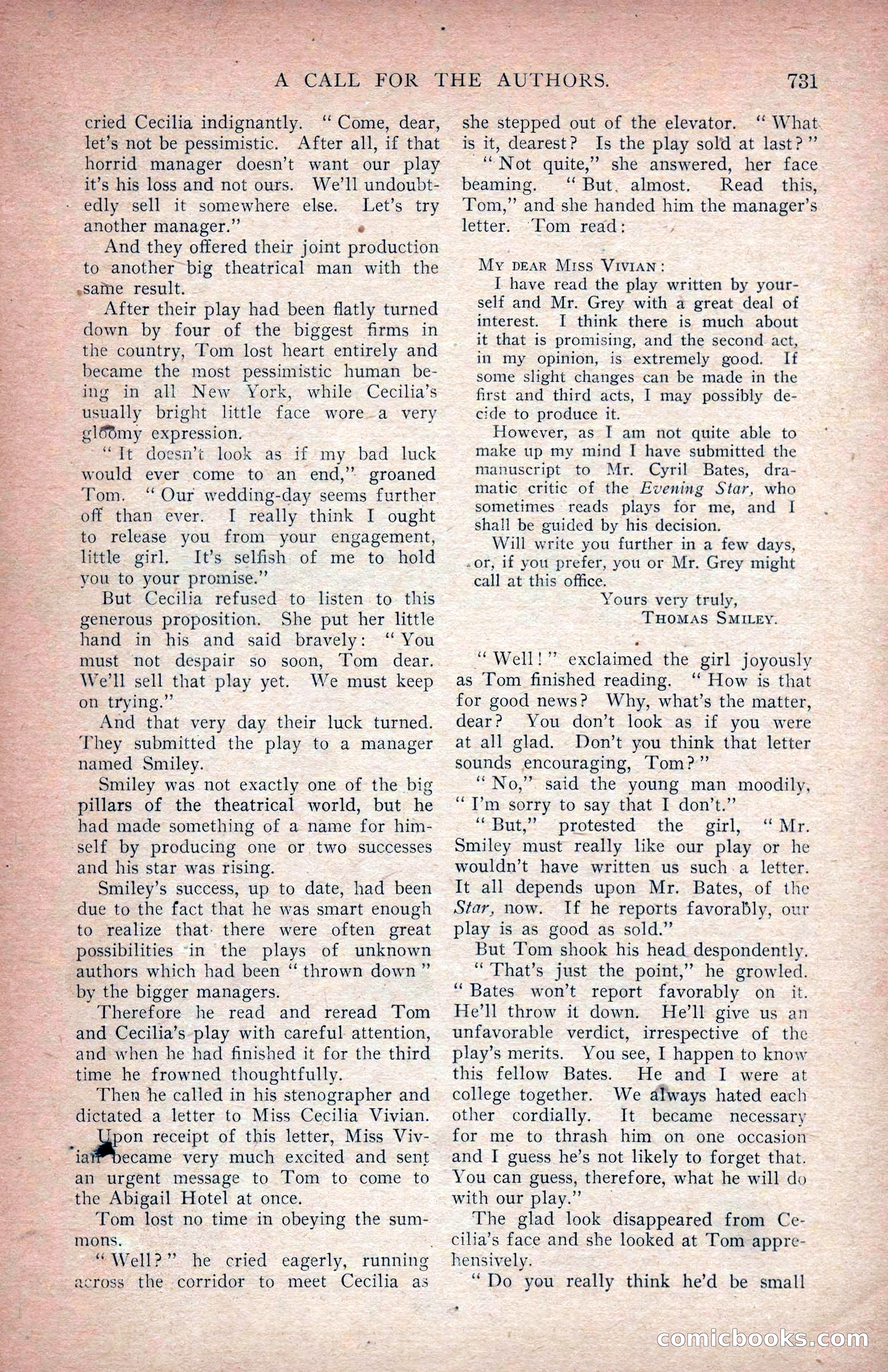 The Argosy, March 1907 — page 159 of 228