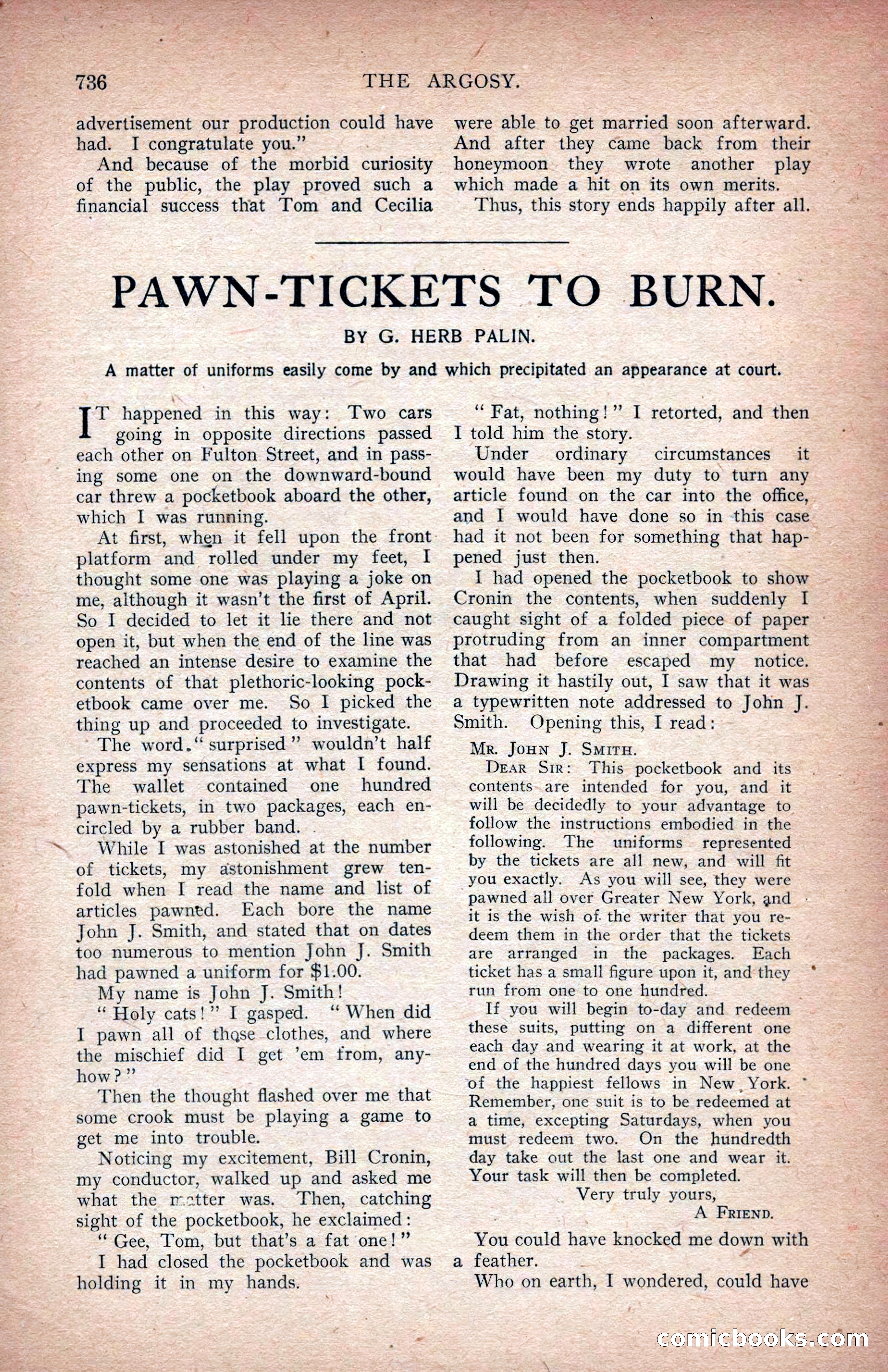 The Argosy, March 1907 — page 164 of 228