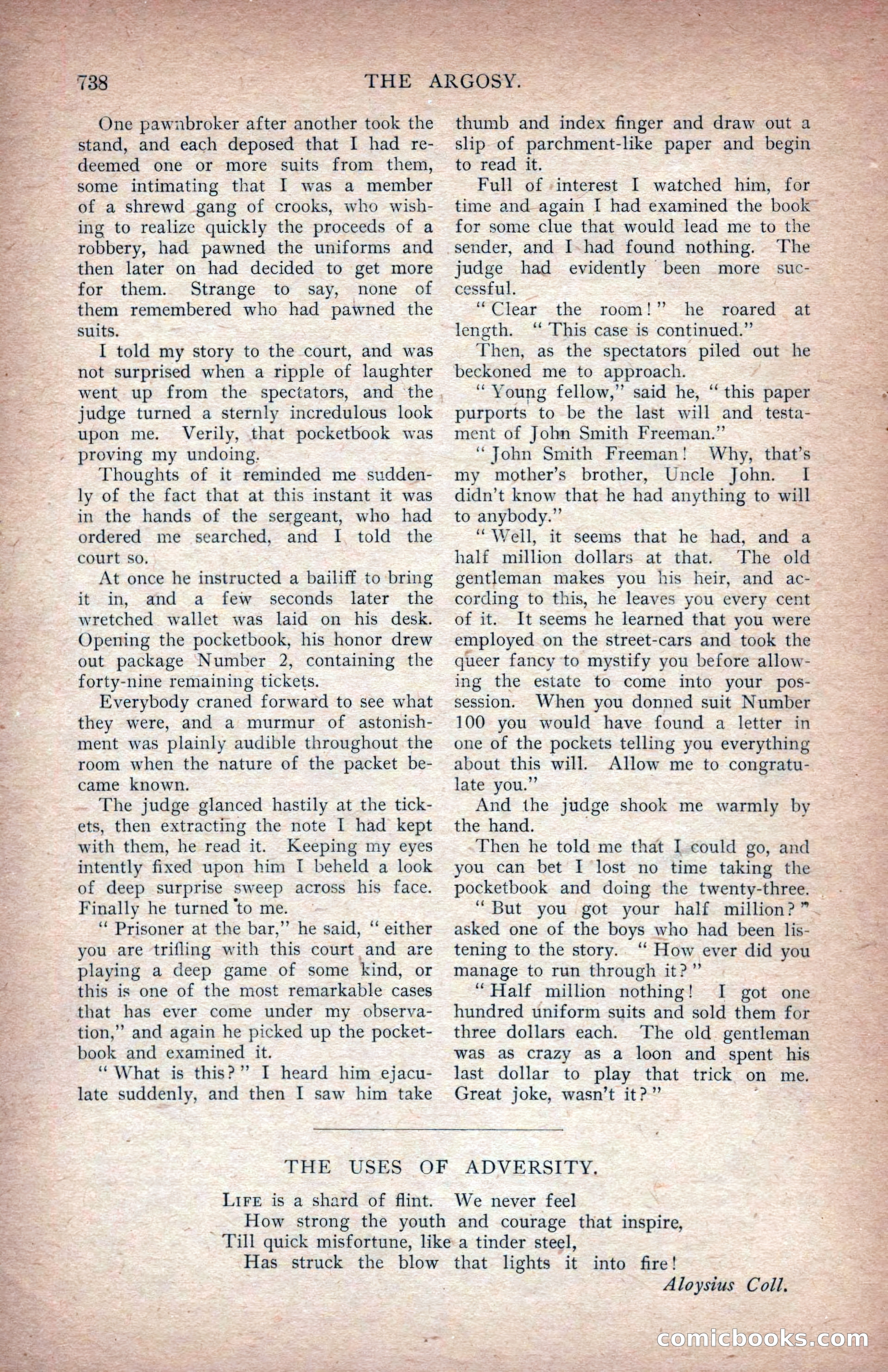 The Argosy, March 1907 — page 166 of 228