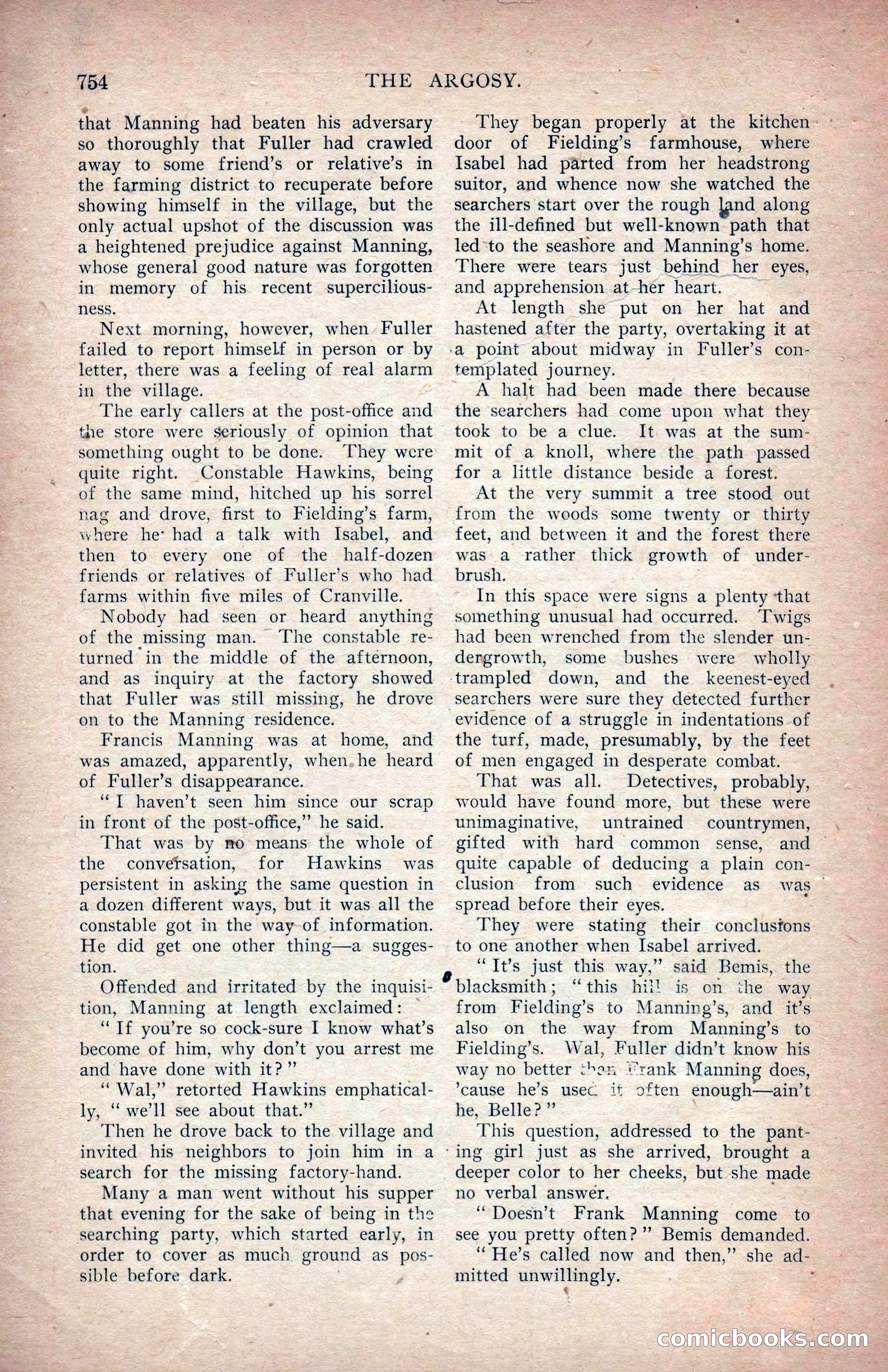 The Argosy, March 1907 — page 182 of 228