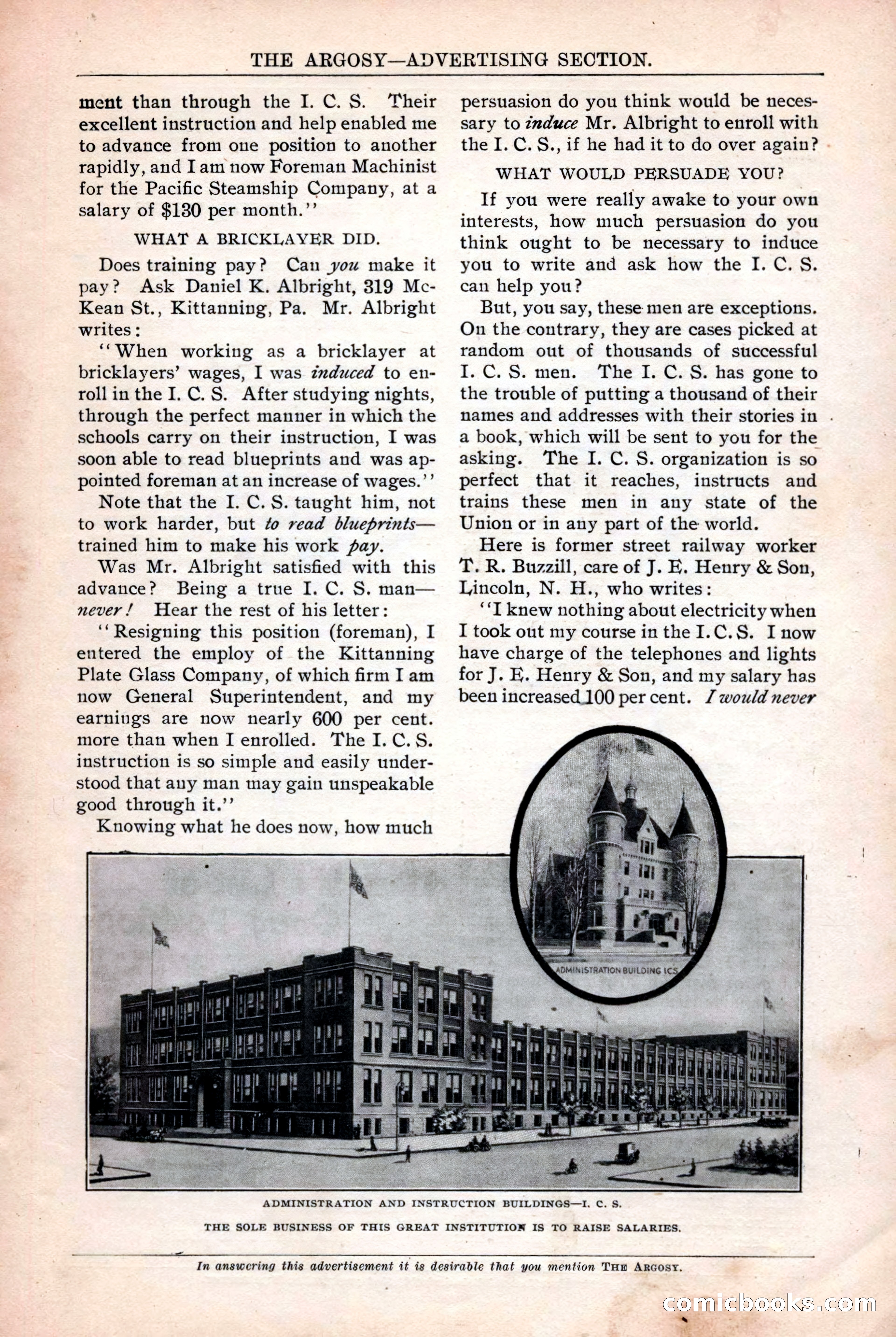 The Argosy, March 1907 — page 199 of 228