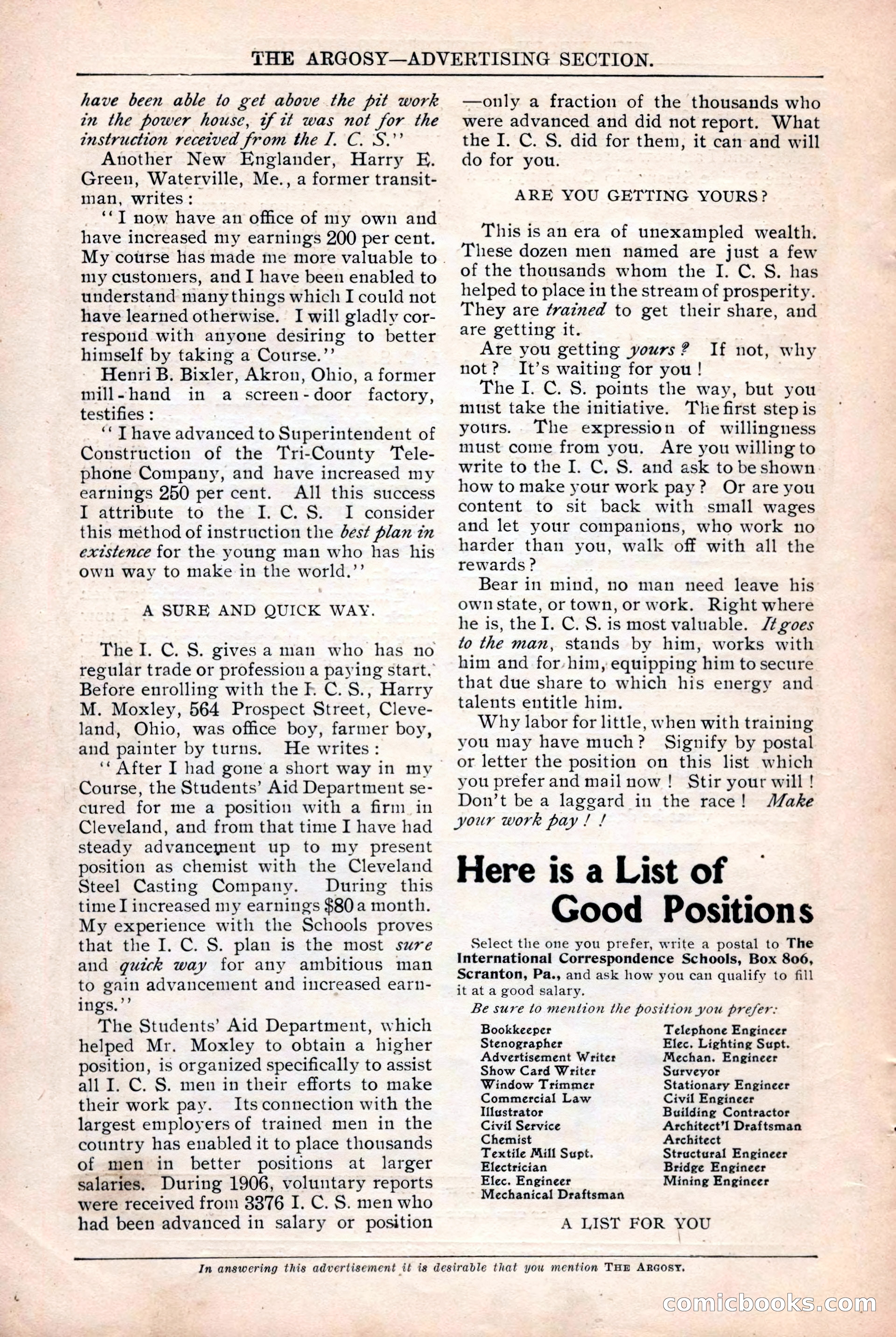 The Argosy, March 1907 — page 200 of 228