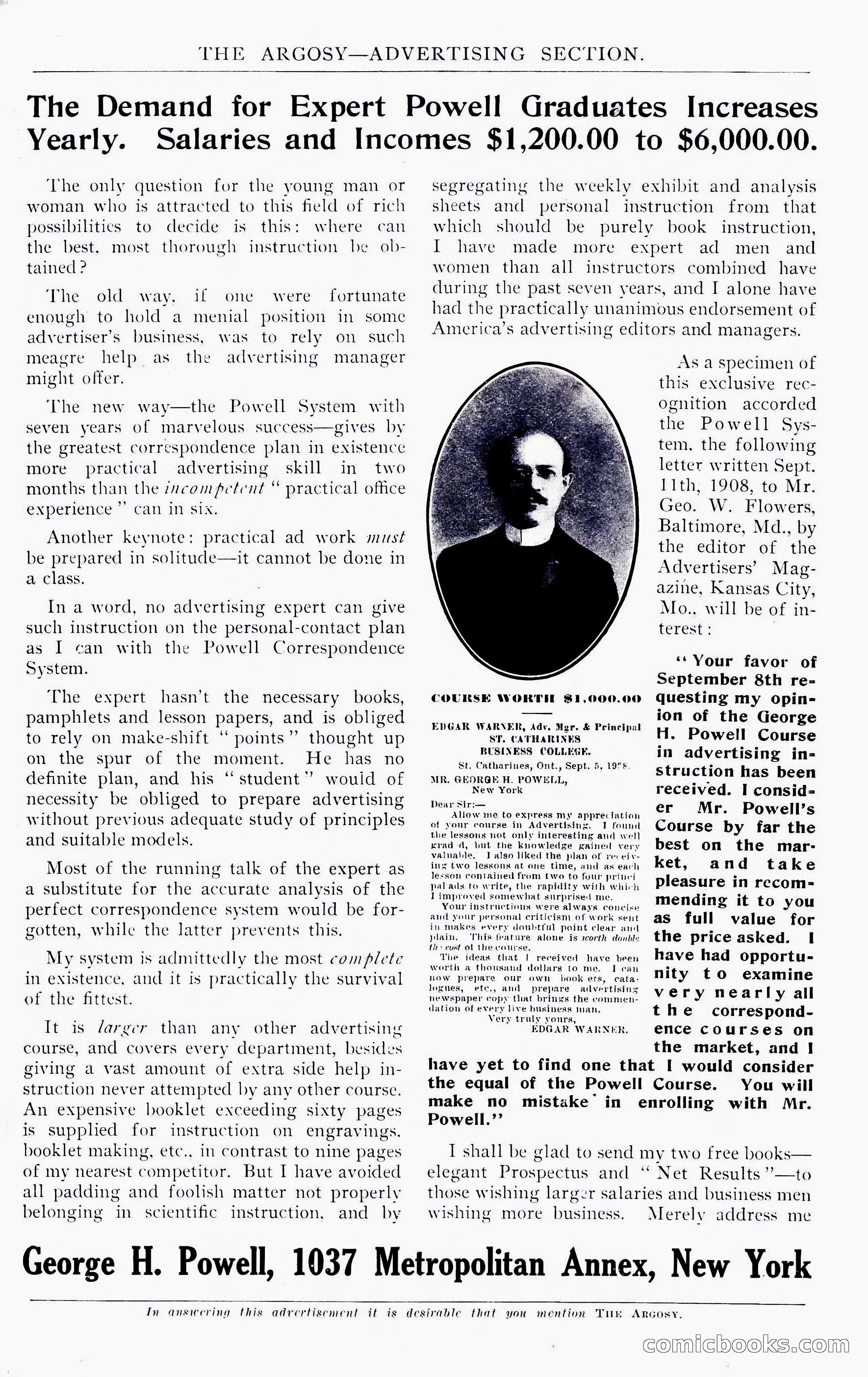 The Argosy, November 1908 — page 9 of 245