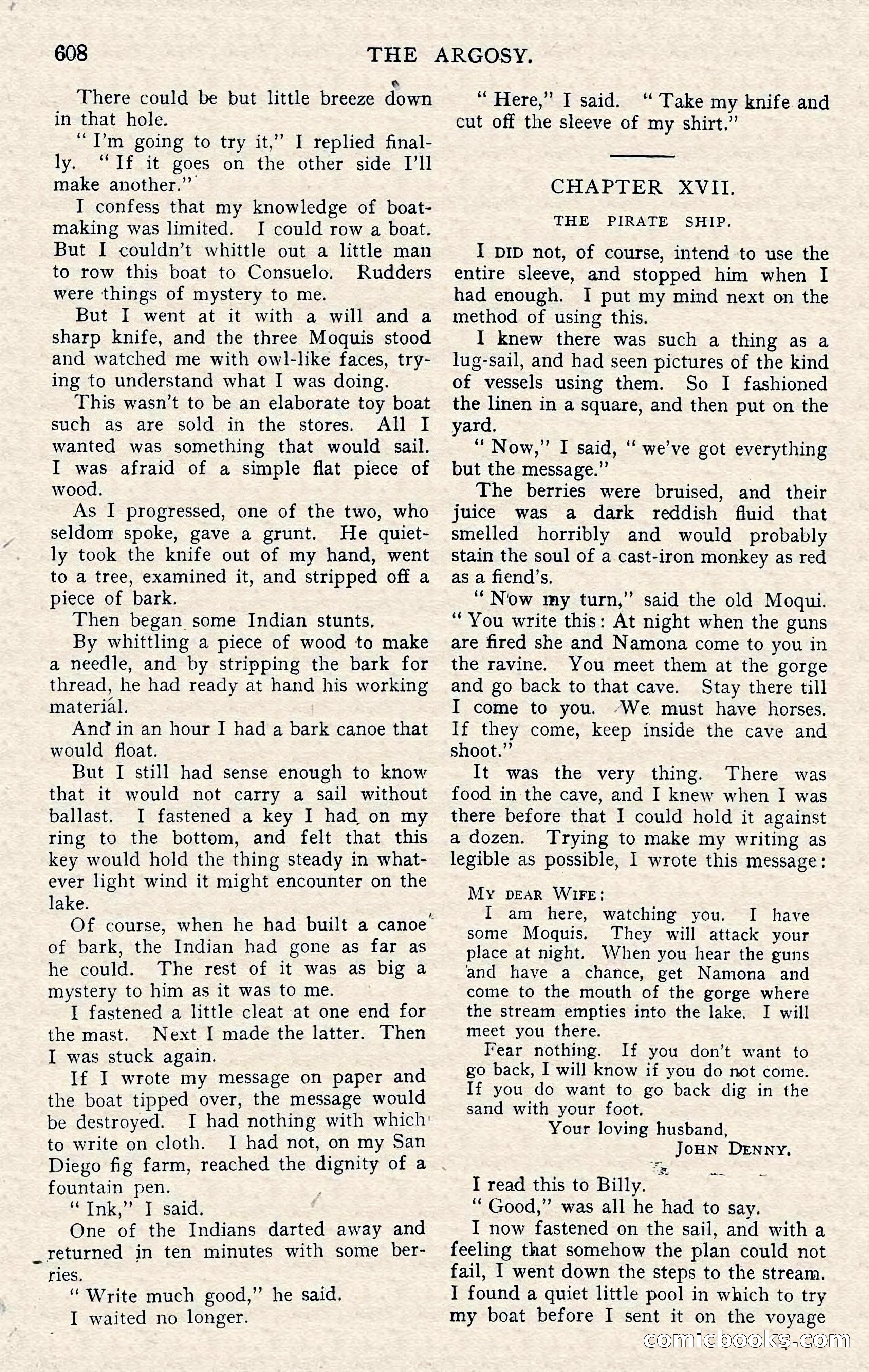 The Argosy, November 1908 — page 42 of 245