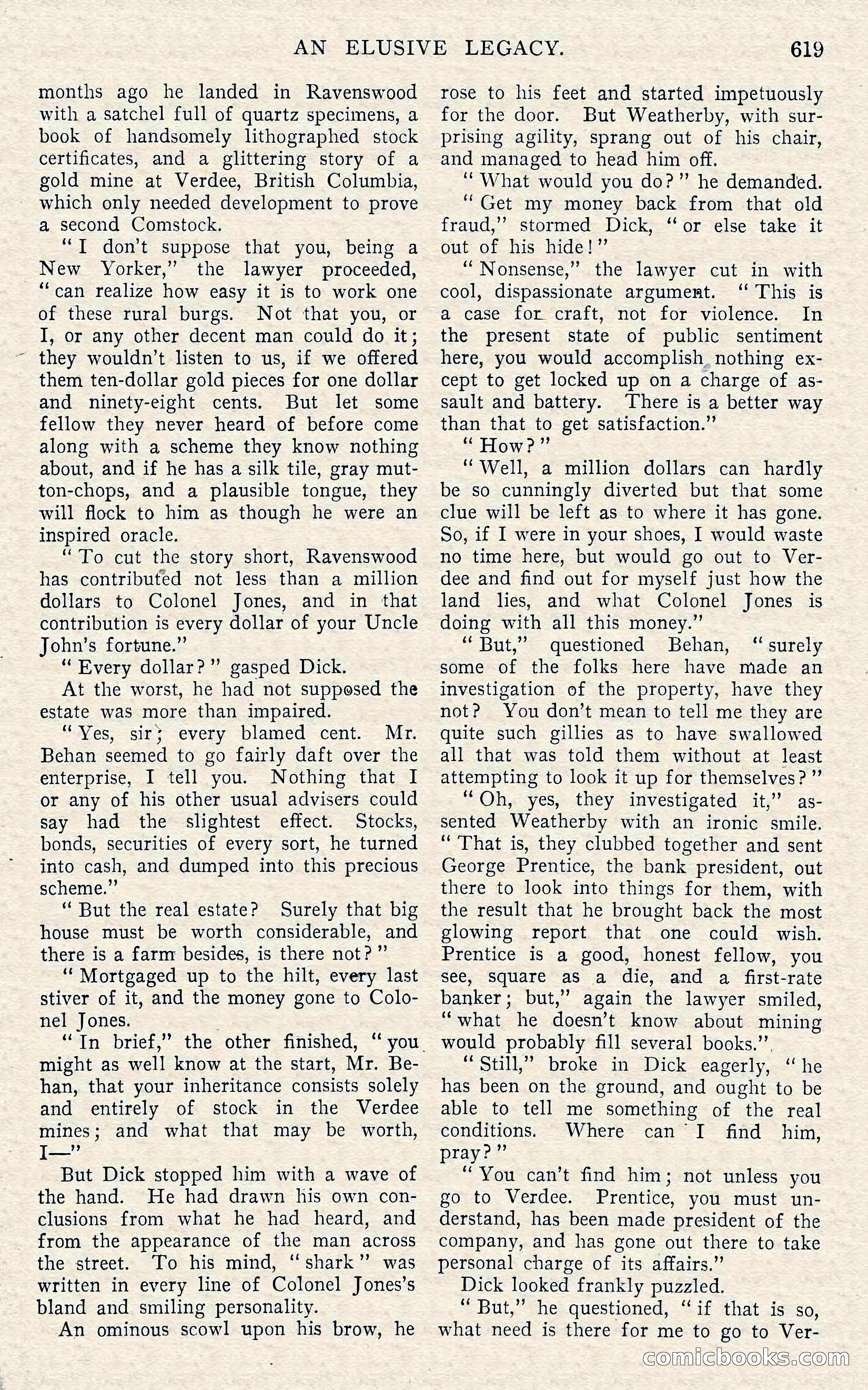 The Argosy, November 1908 — page 53 of 245