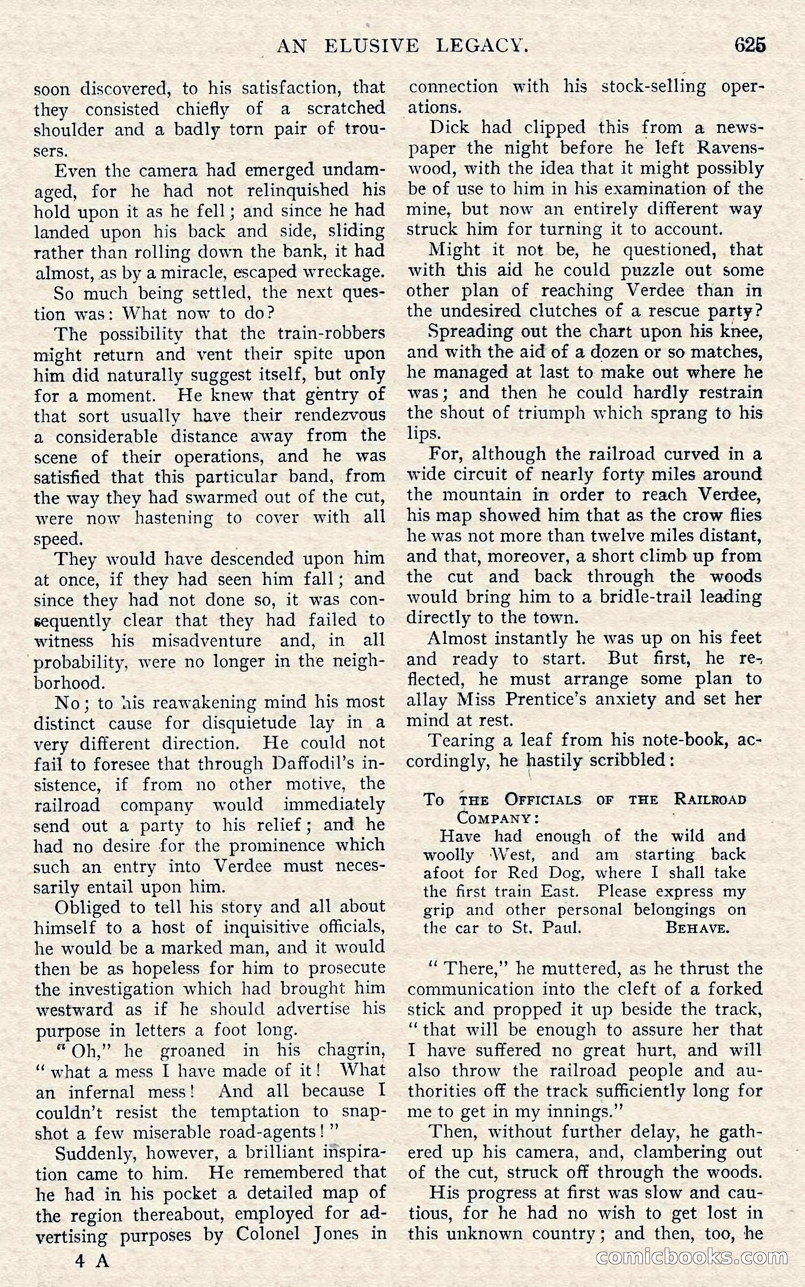 The Argosy, November 1908 — page 59 of 245