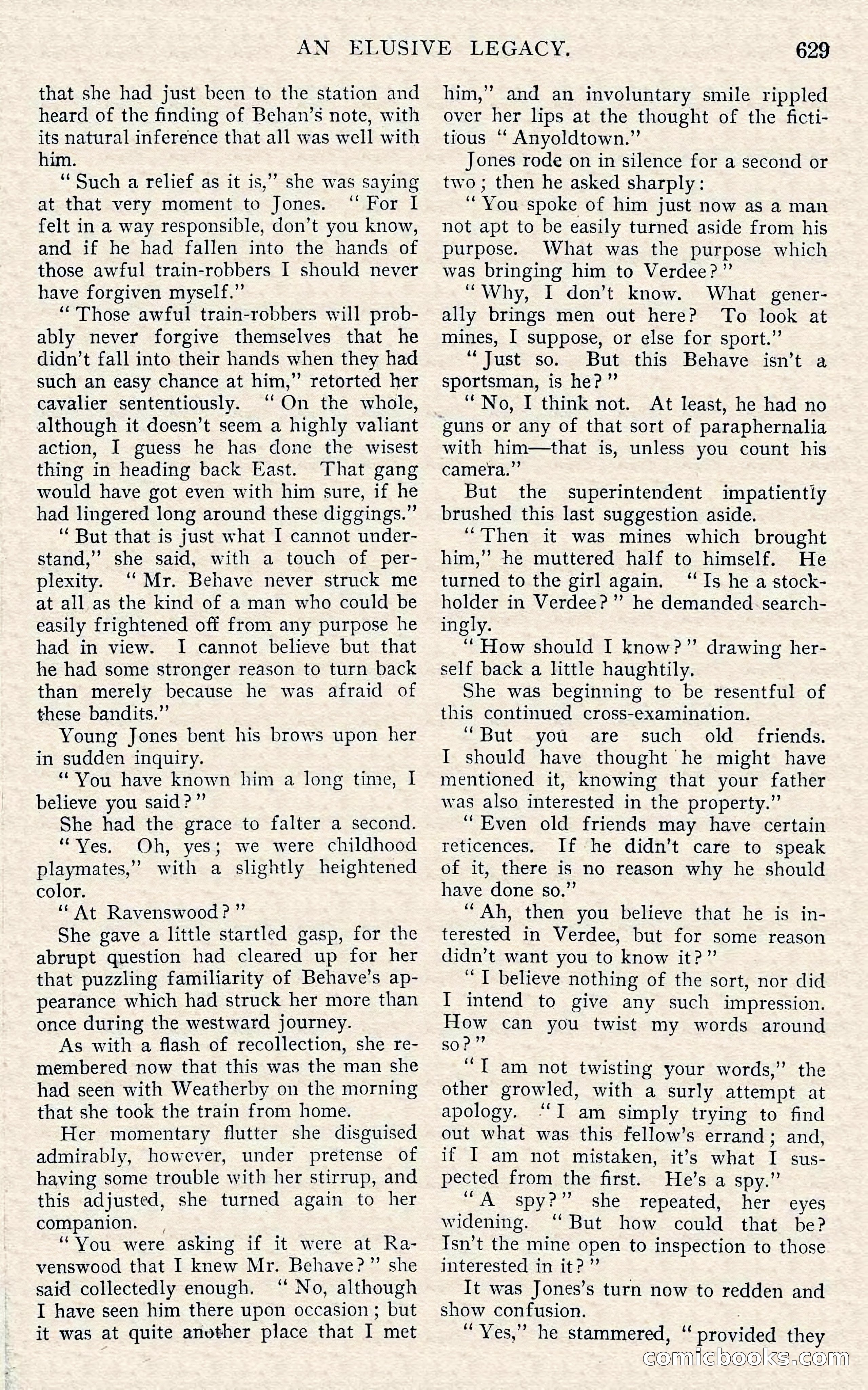 The Argosy, November 1908 — page 63 of 245