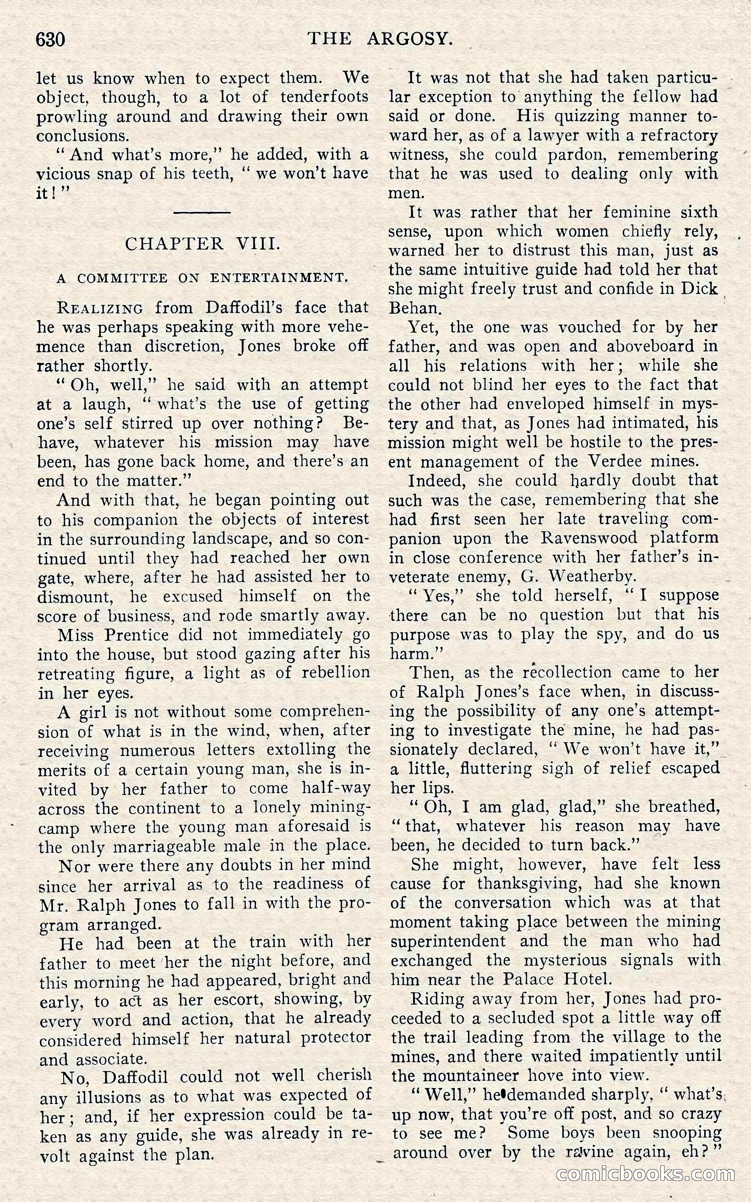 The Argosy, November 1908 — page 64 of 245