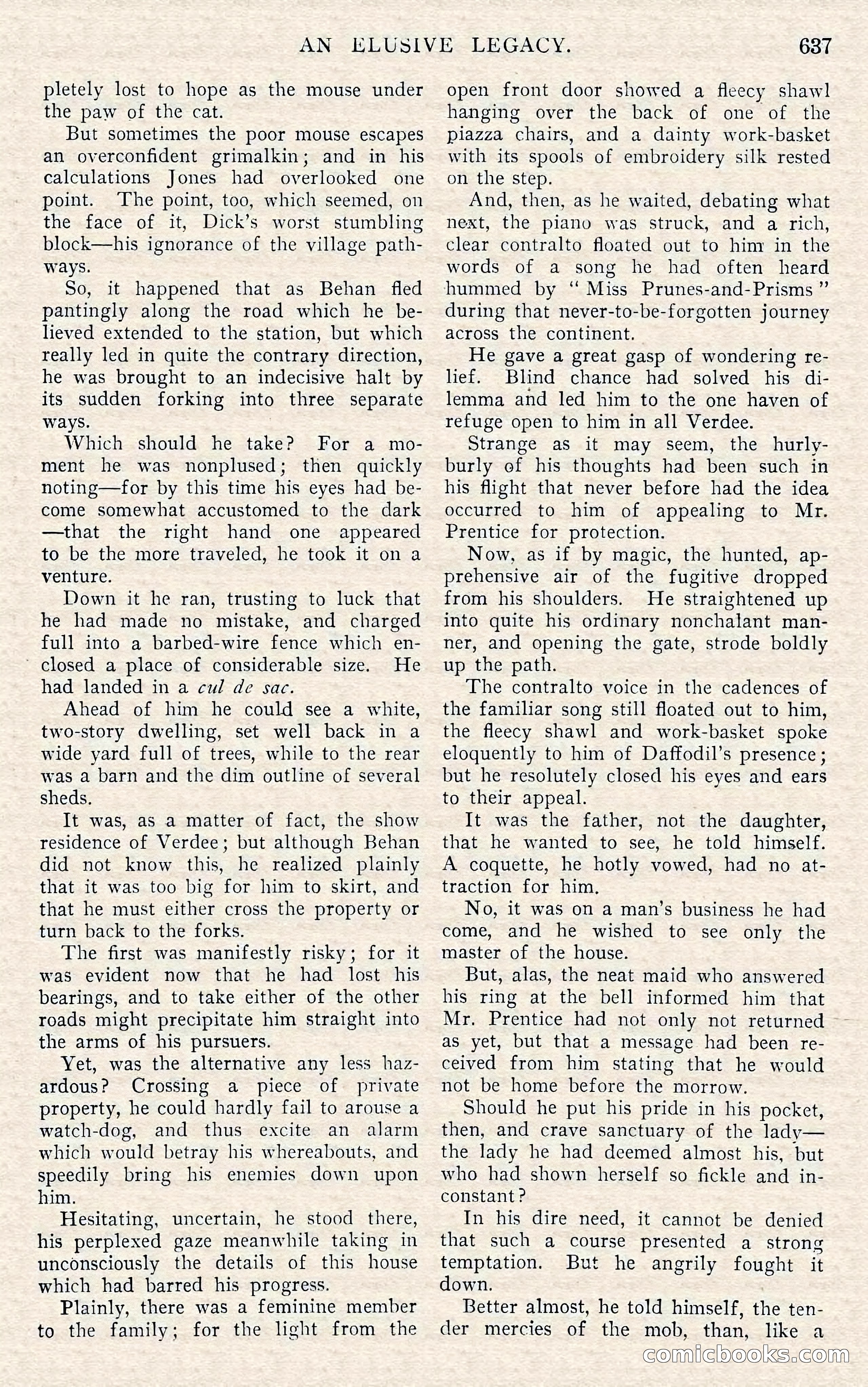 The Argosy, November 1908 — page 71 of 245