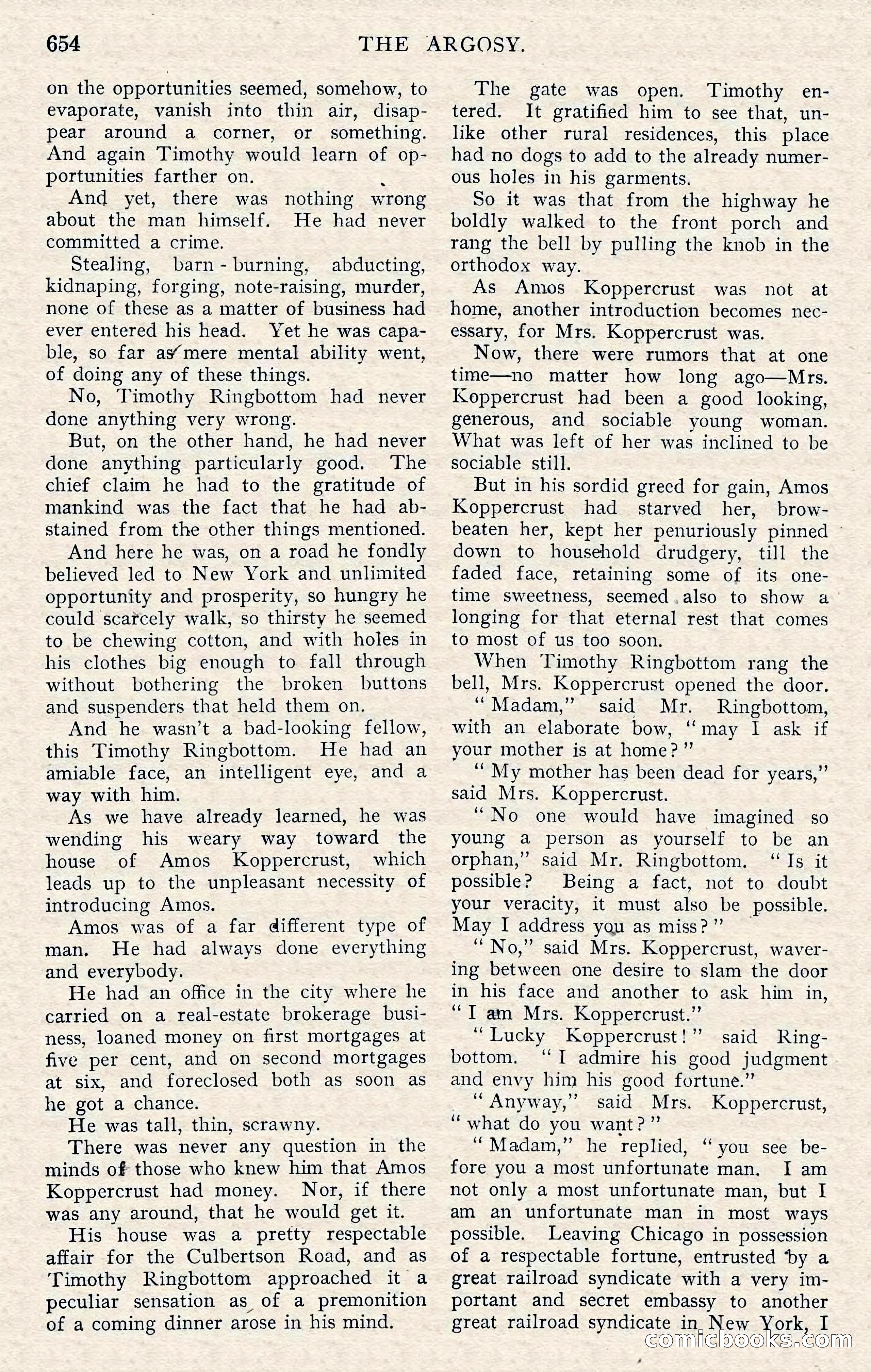 The Argosy, November 1908 — page 88 of 245