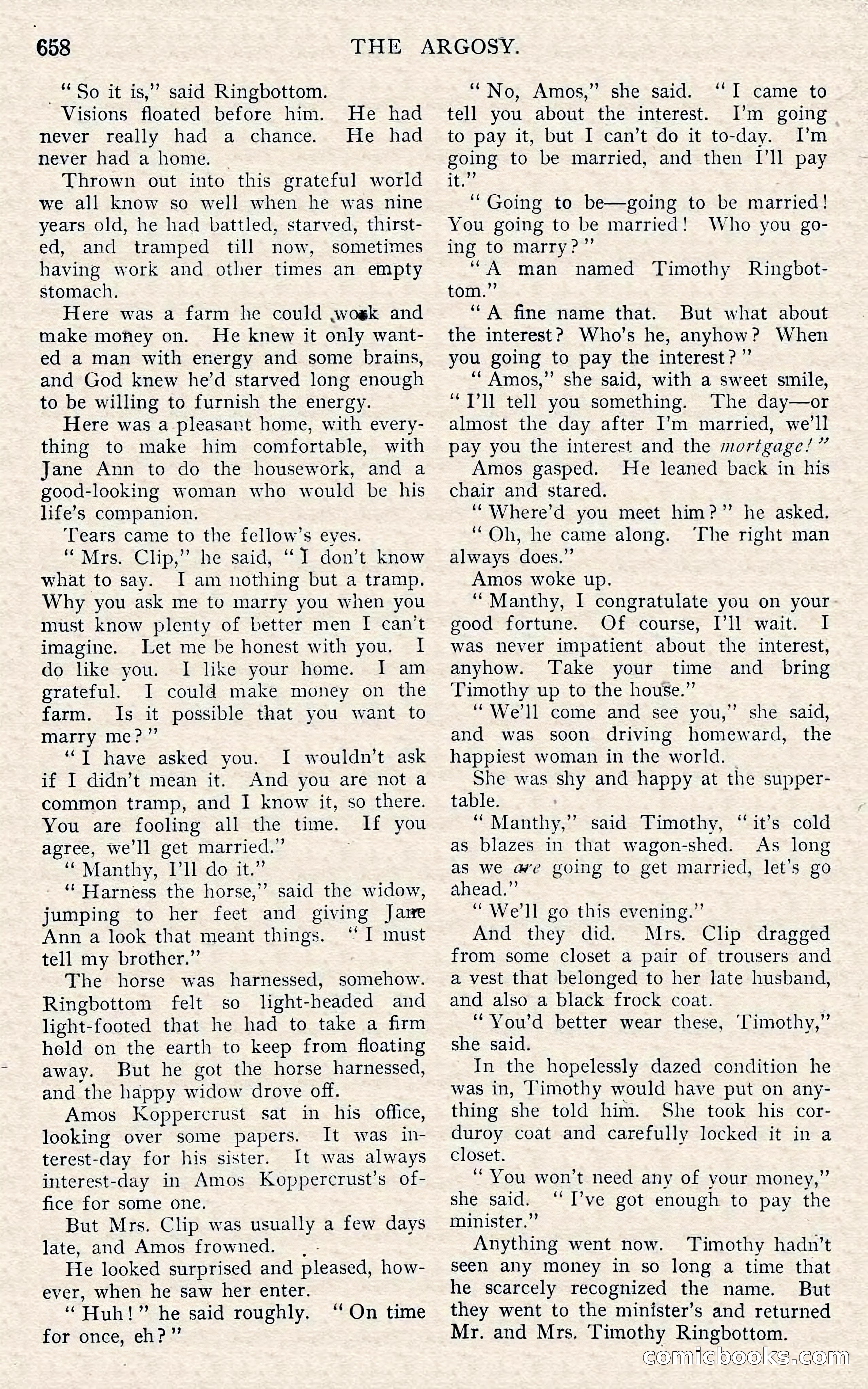 The Argosy, November 1908 — page 92 of 245