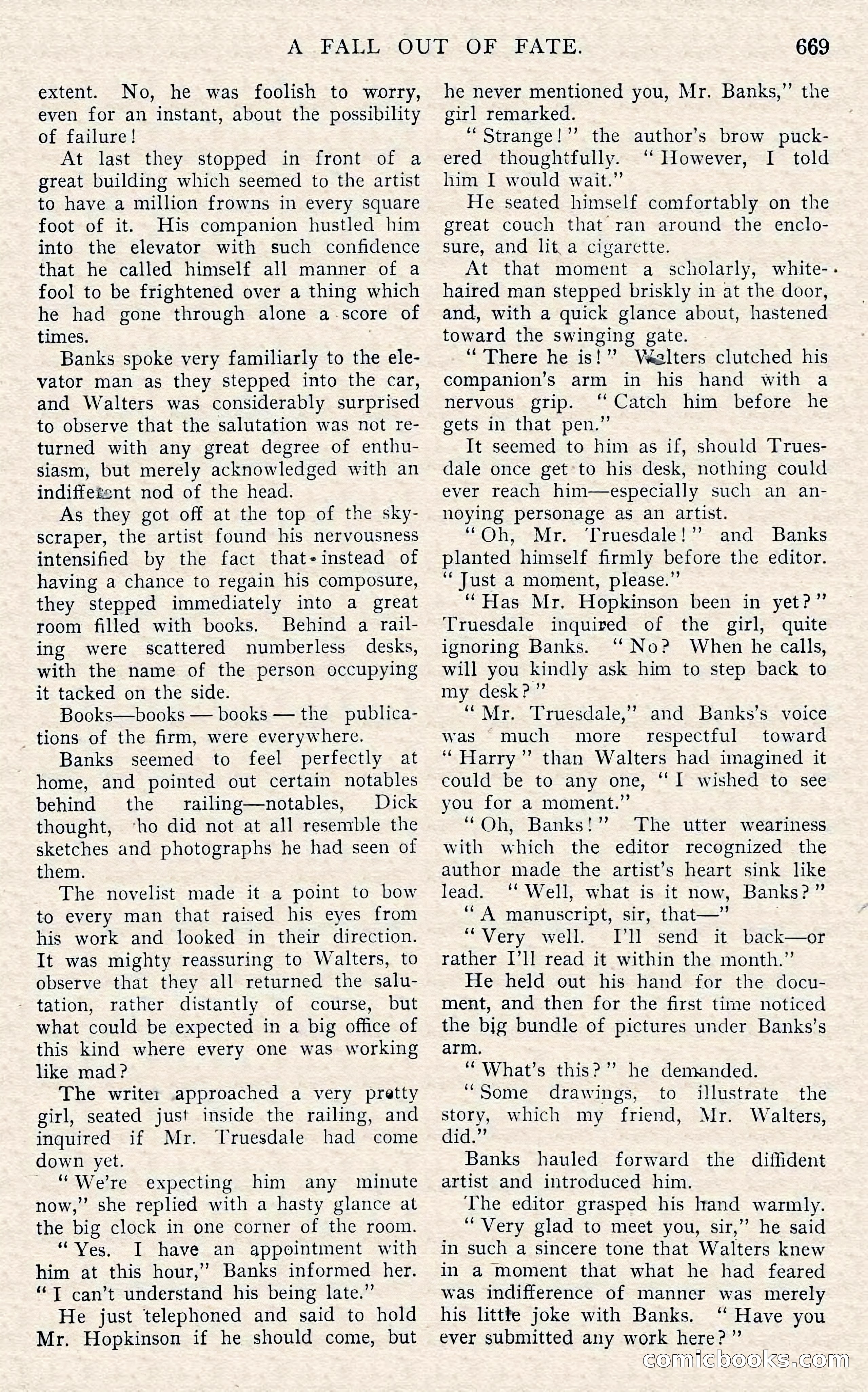 The Argosy, November 1908 — page 103 of 245