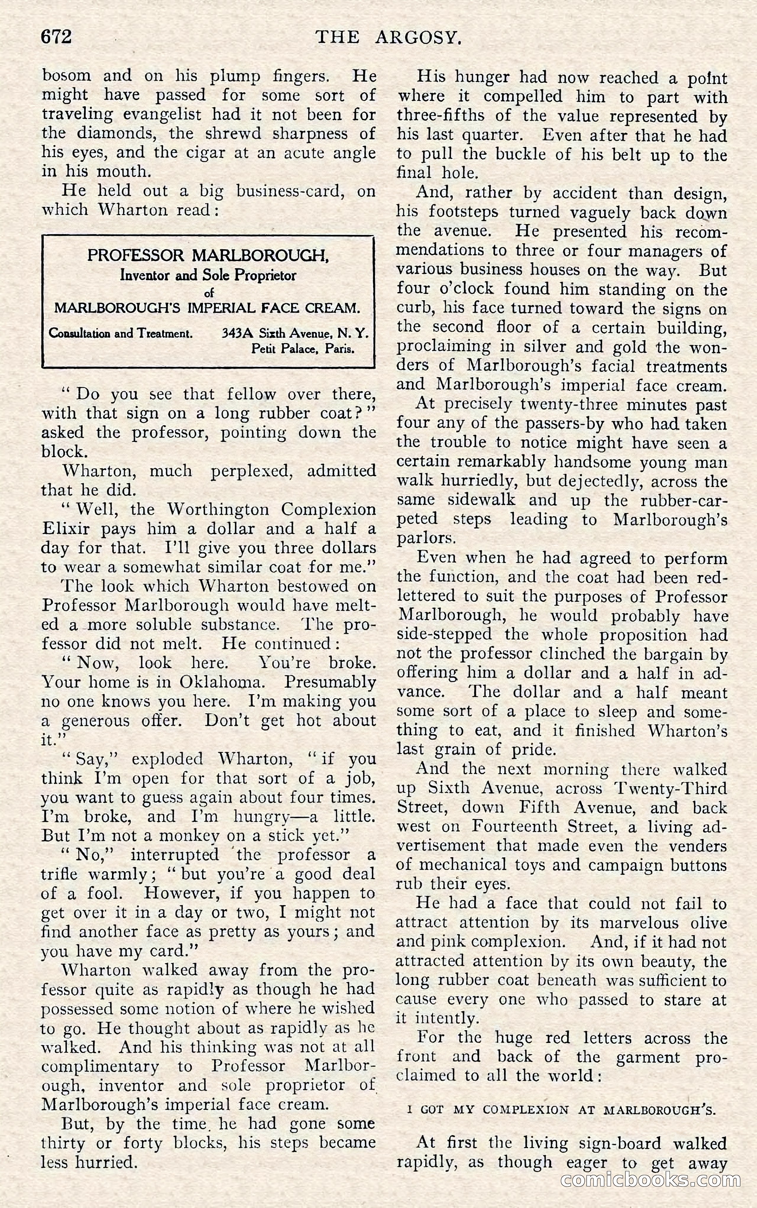 The Argosy, November 1908 — page 106 of 245