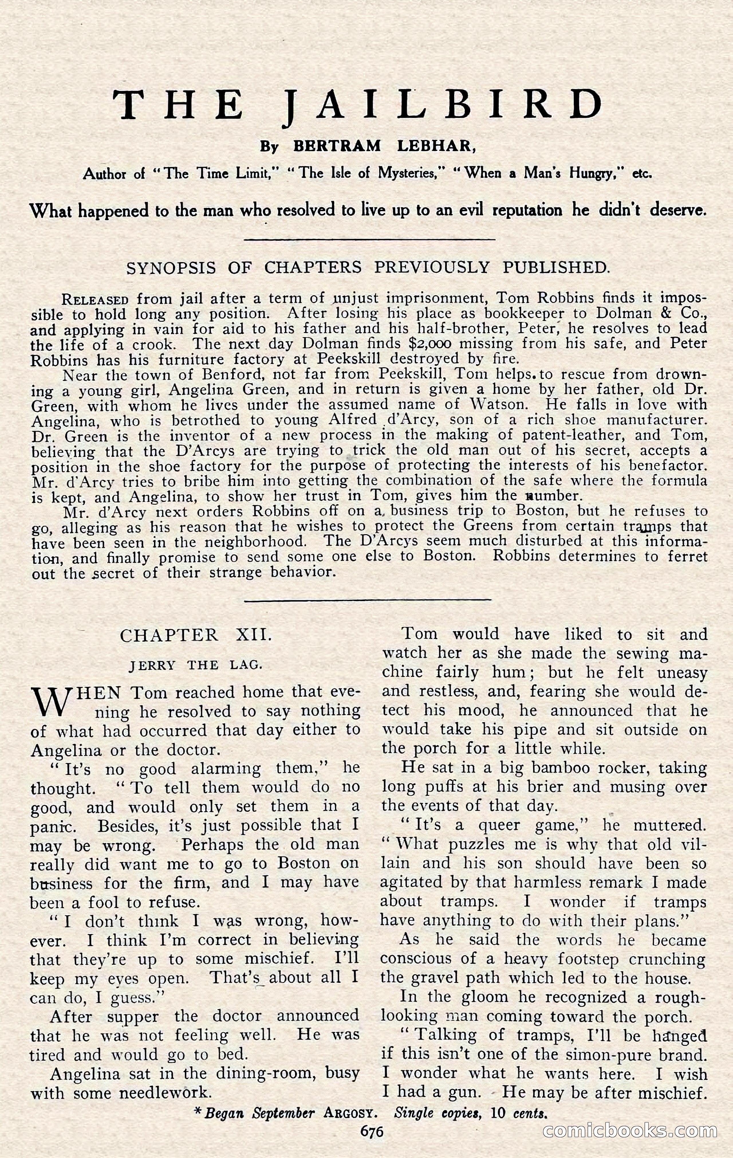 The Argosy, November 1908 — page 110 of 245