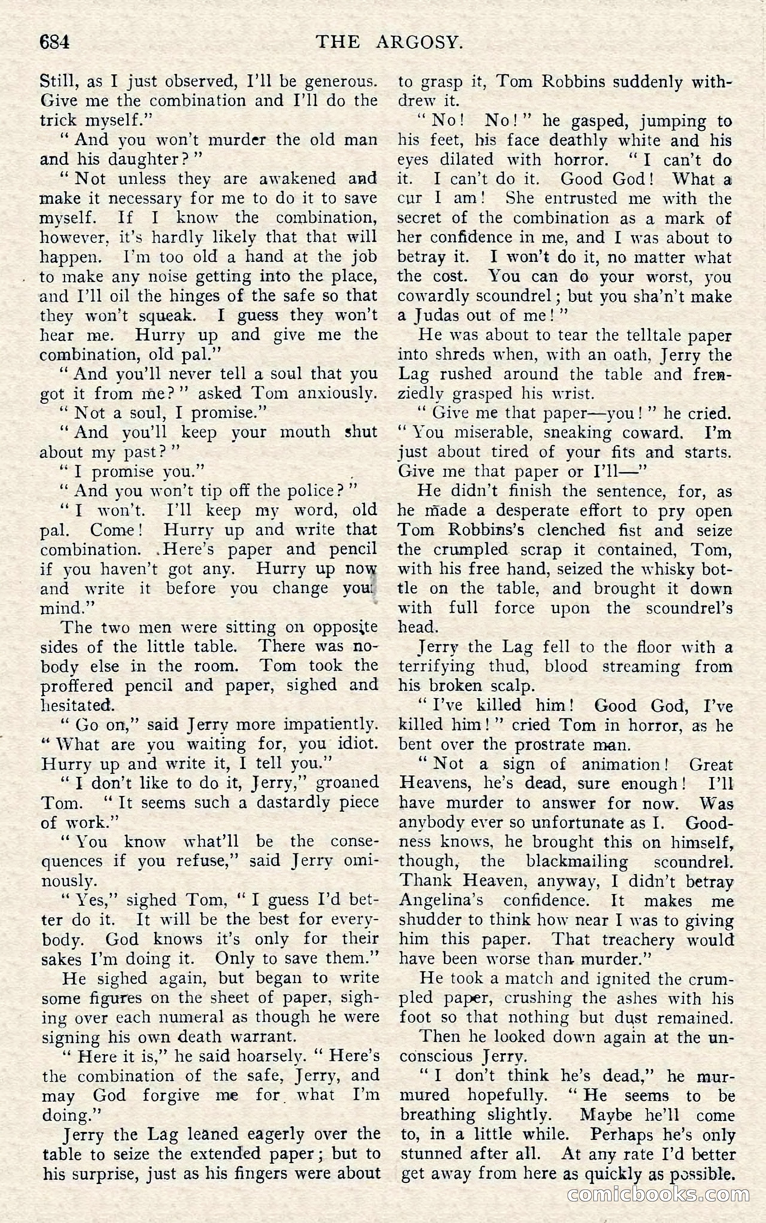 The Argosy, November 1908 — page 118 of 245