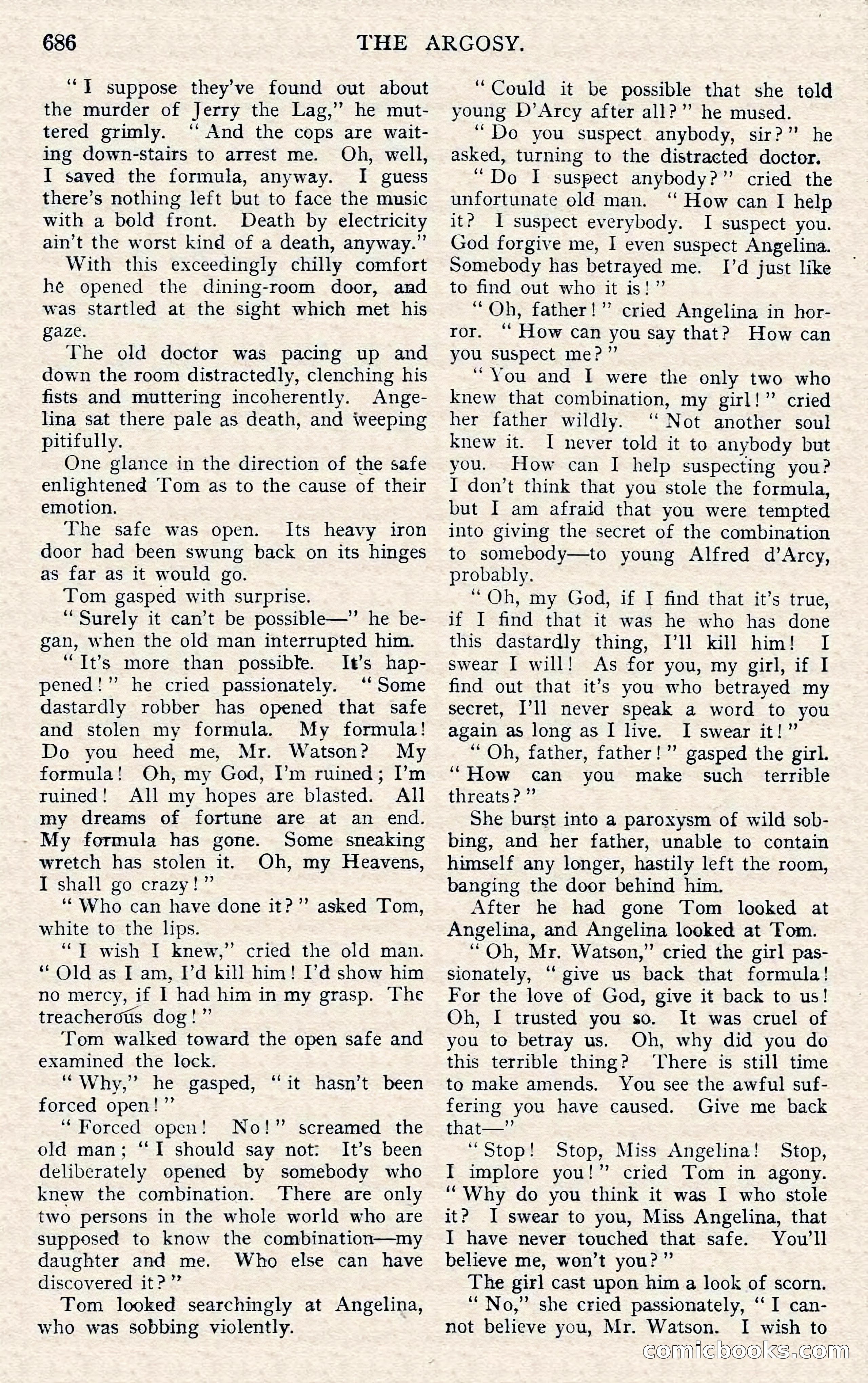 The Argosy, November 1908 — page 120 of 245