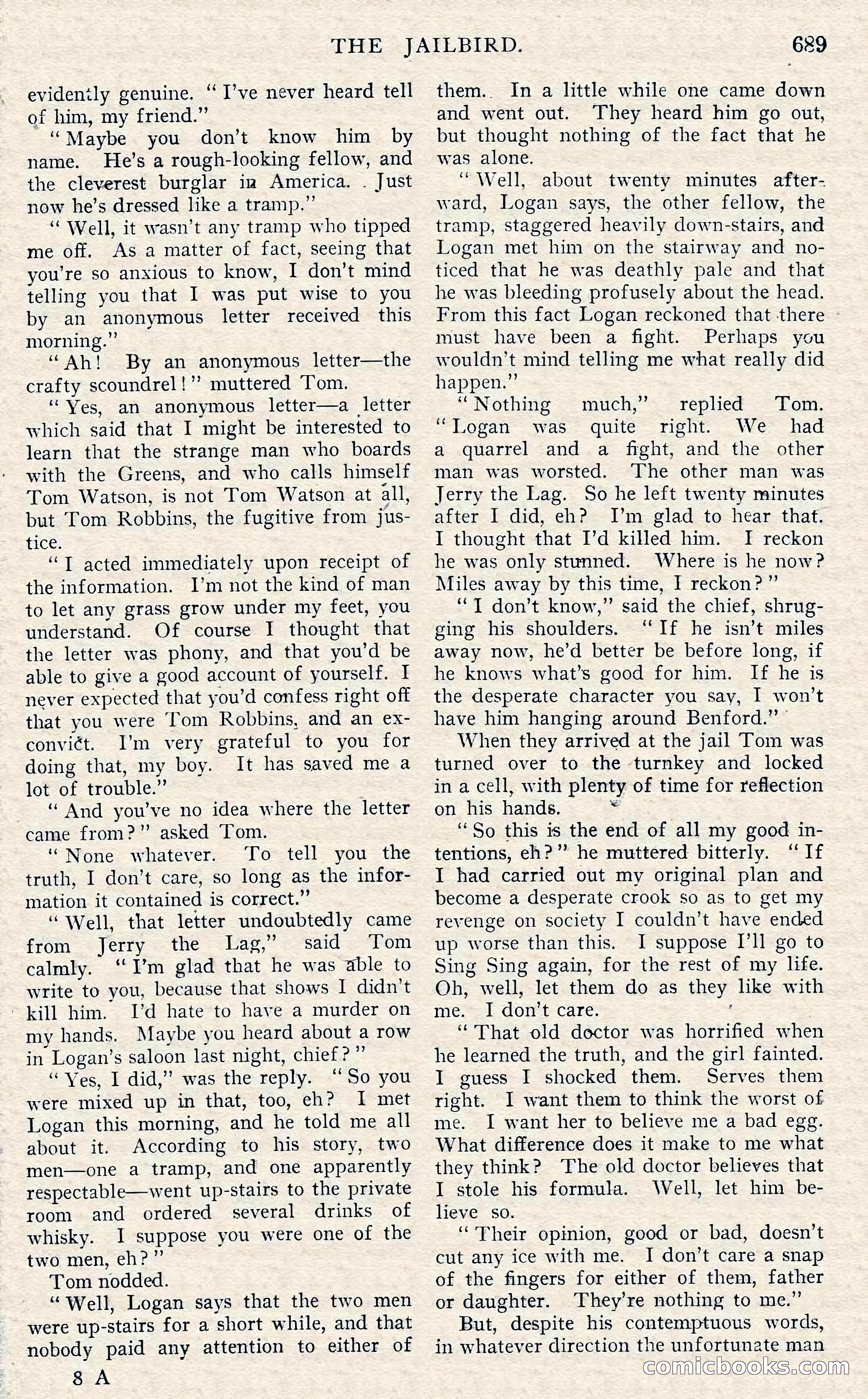 The Argosy, November 1908 — page 123 of 245