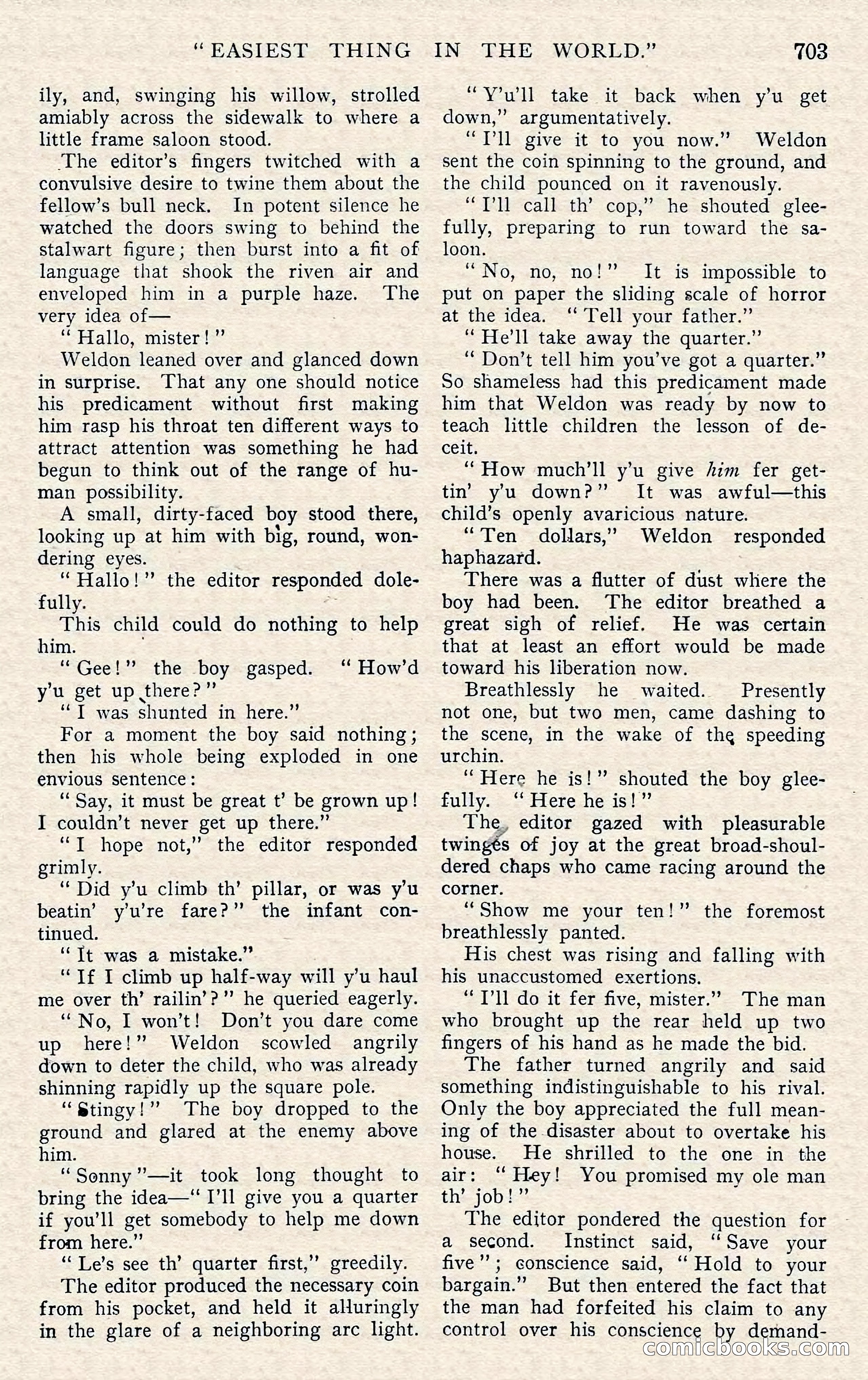 The Argosy, November 1908 — page 137 of 245
