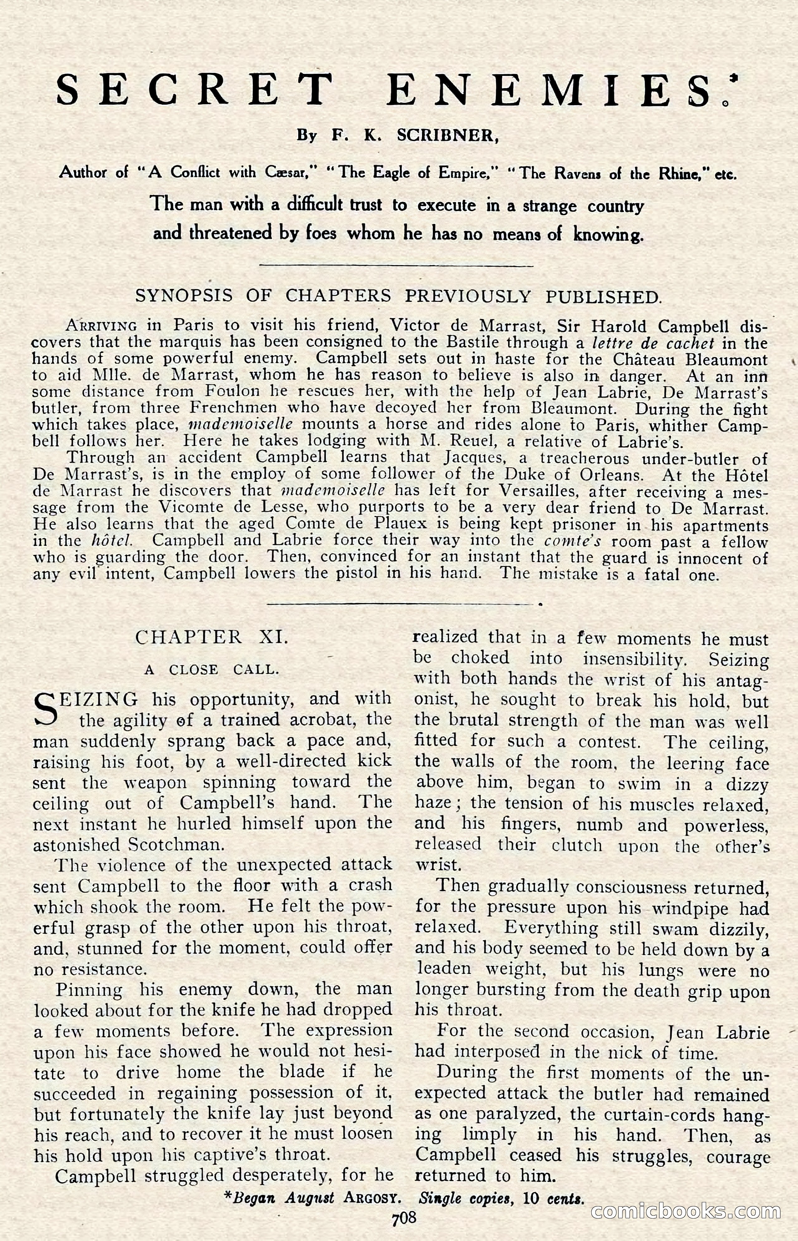 The Argosy, November 1908 — page 142 of 245