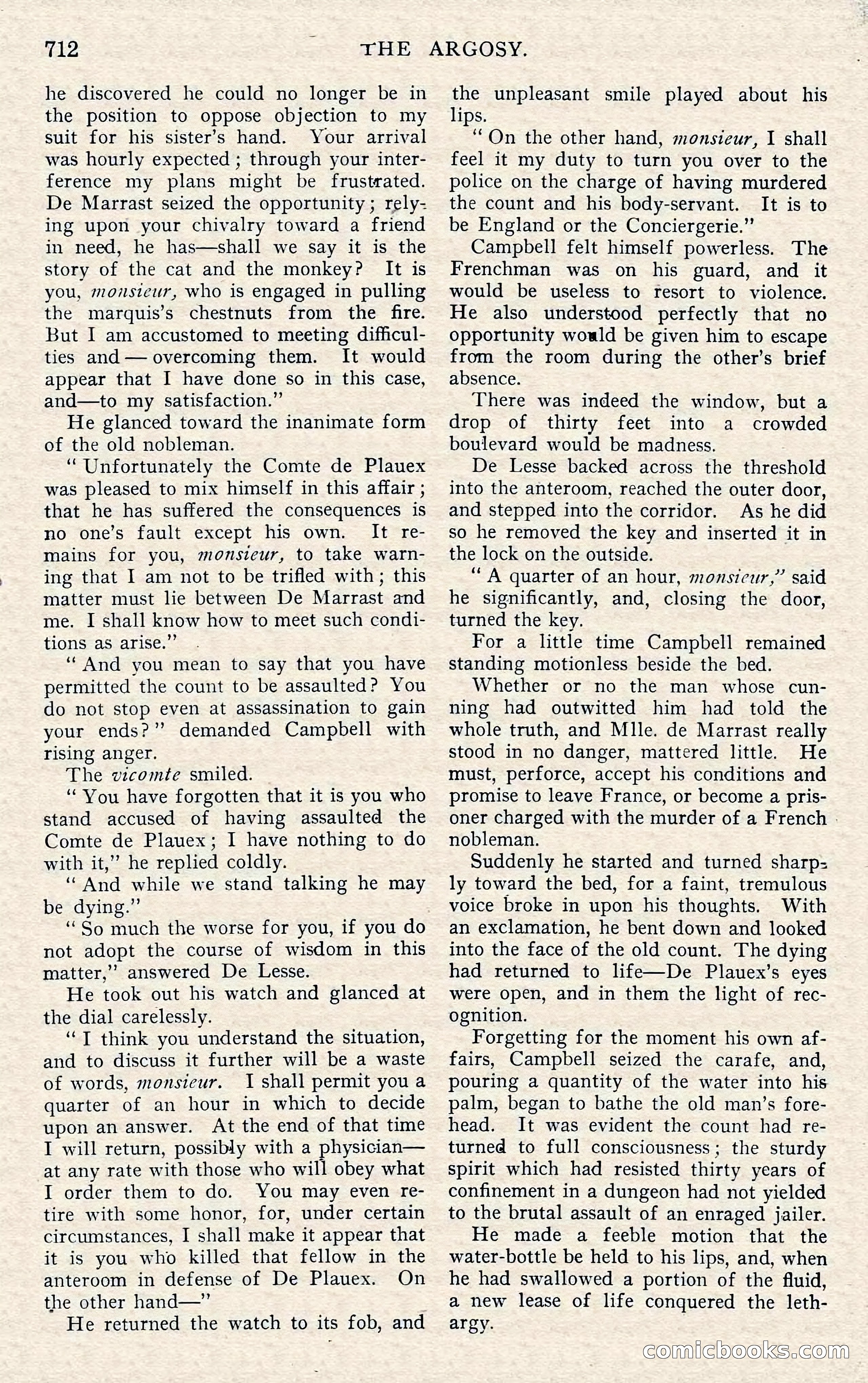 The Argosy, November 1908 — page 146 of 245