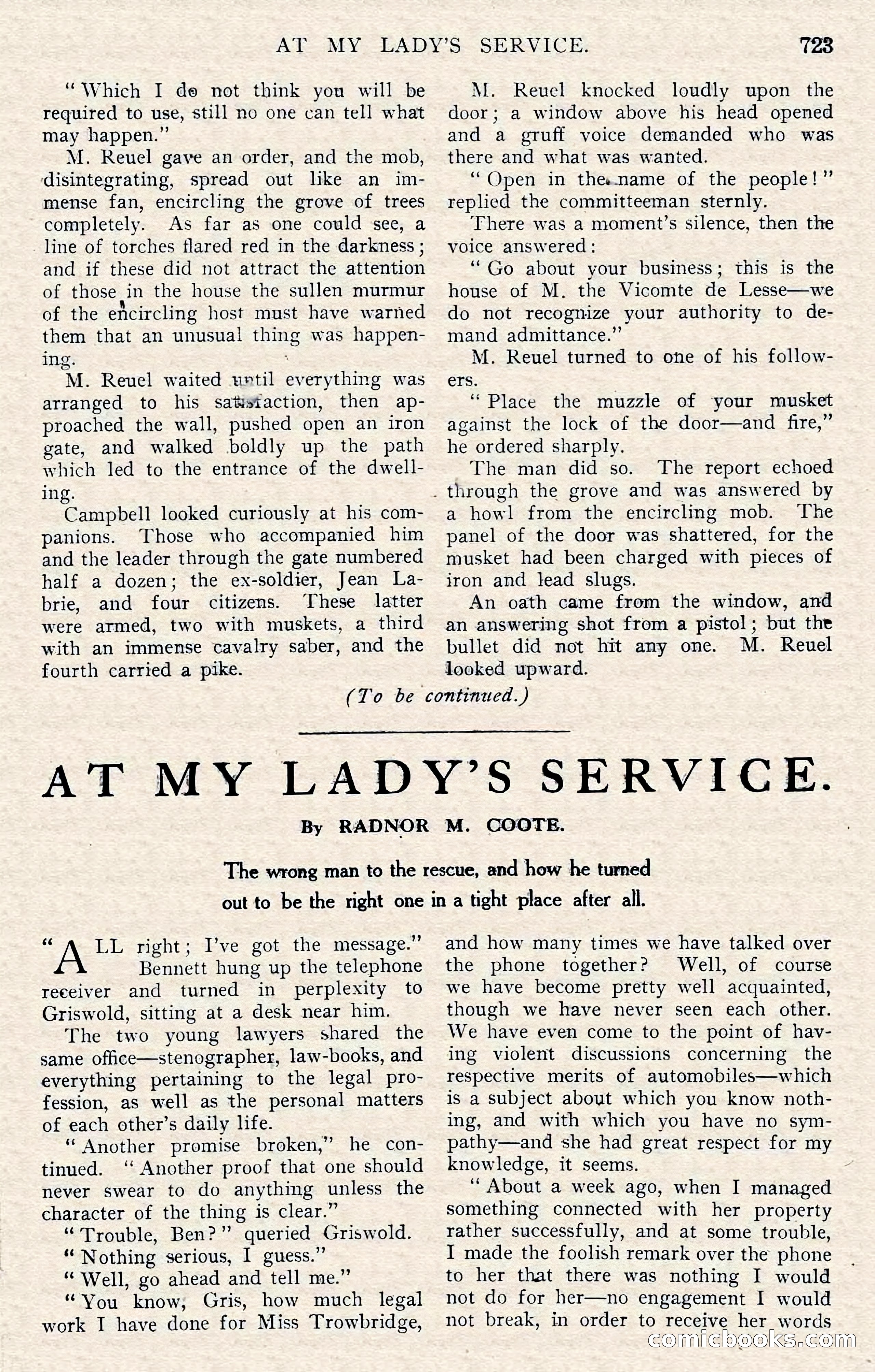 The Argosy, November 1908 — page 157 of 245