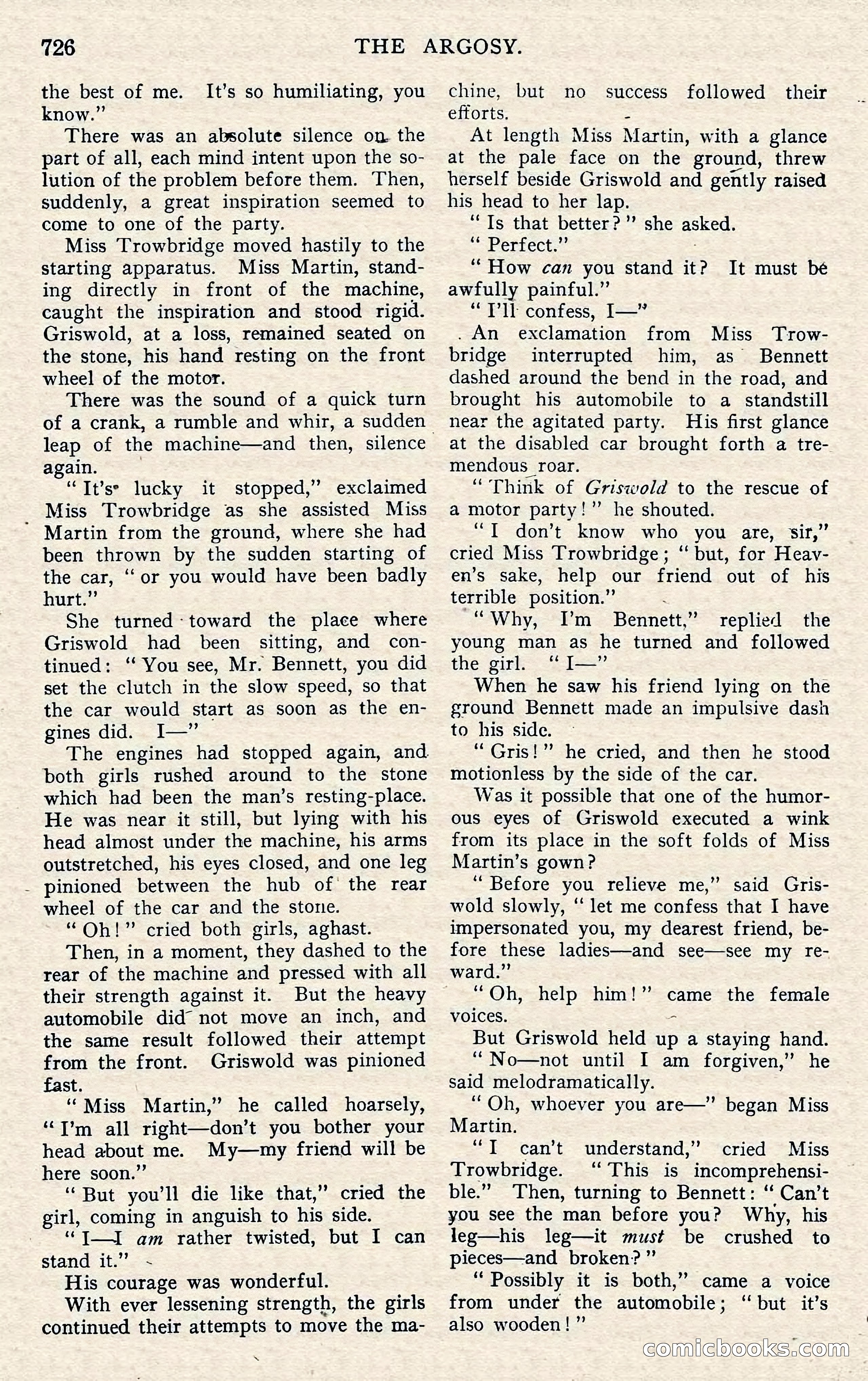 The Argosy, November 1908 — page 160 of 245