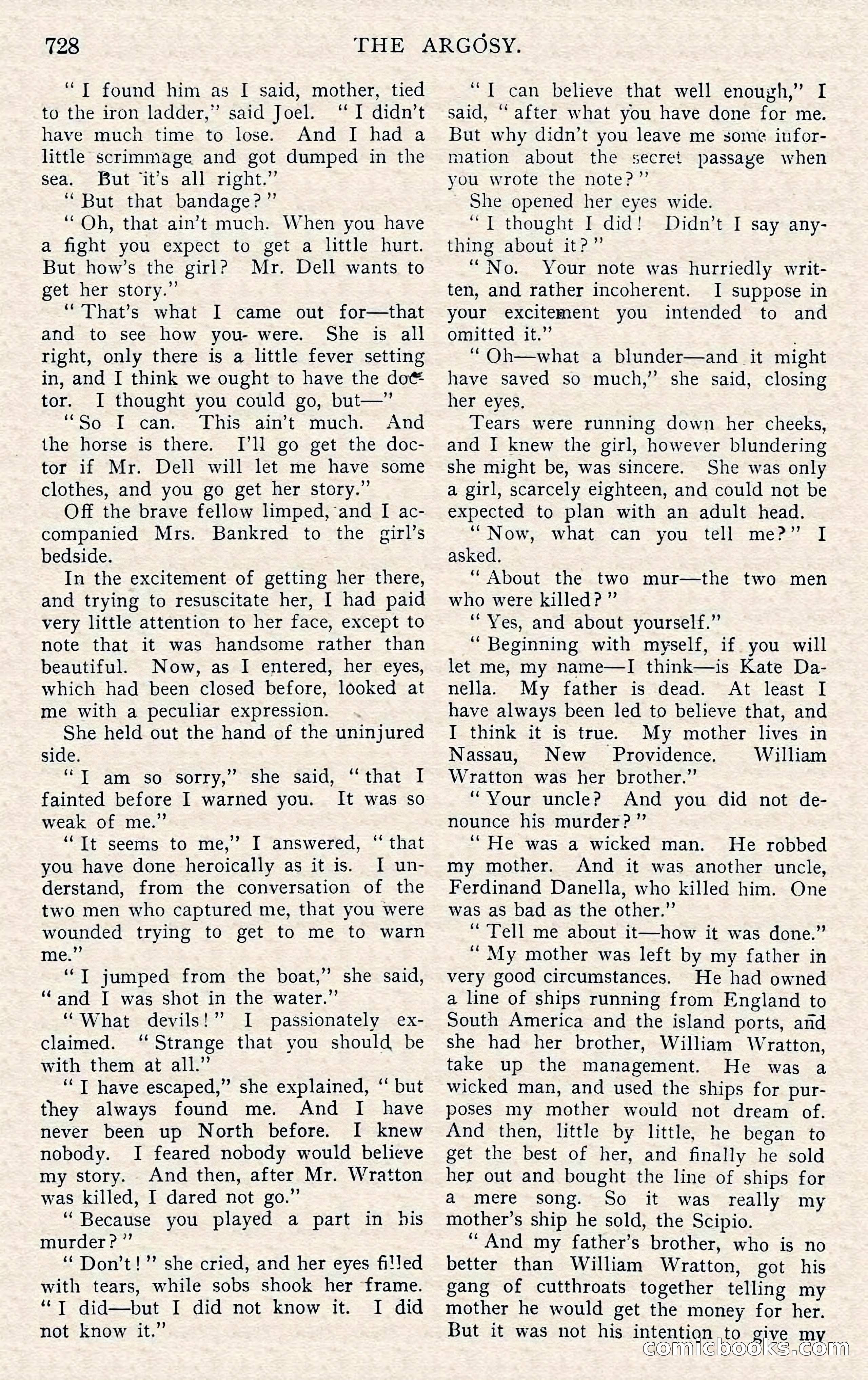 The Argosy, November 1908 — page 162 of 245
