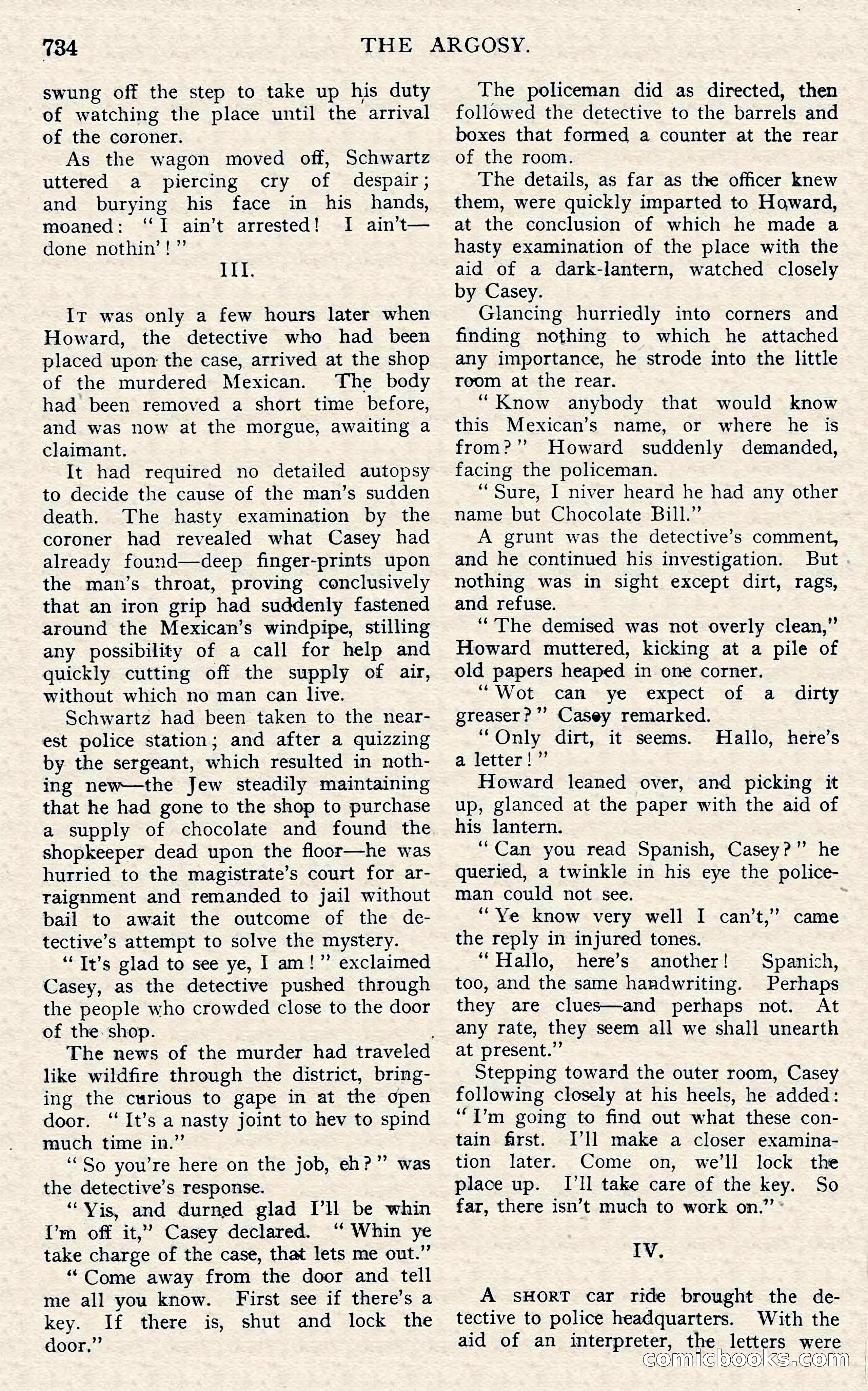 The Argosy, November 1908 — page 168 of 245