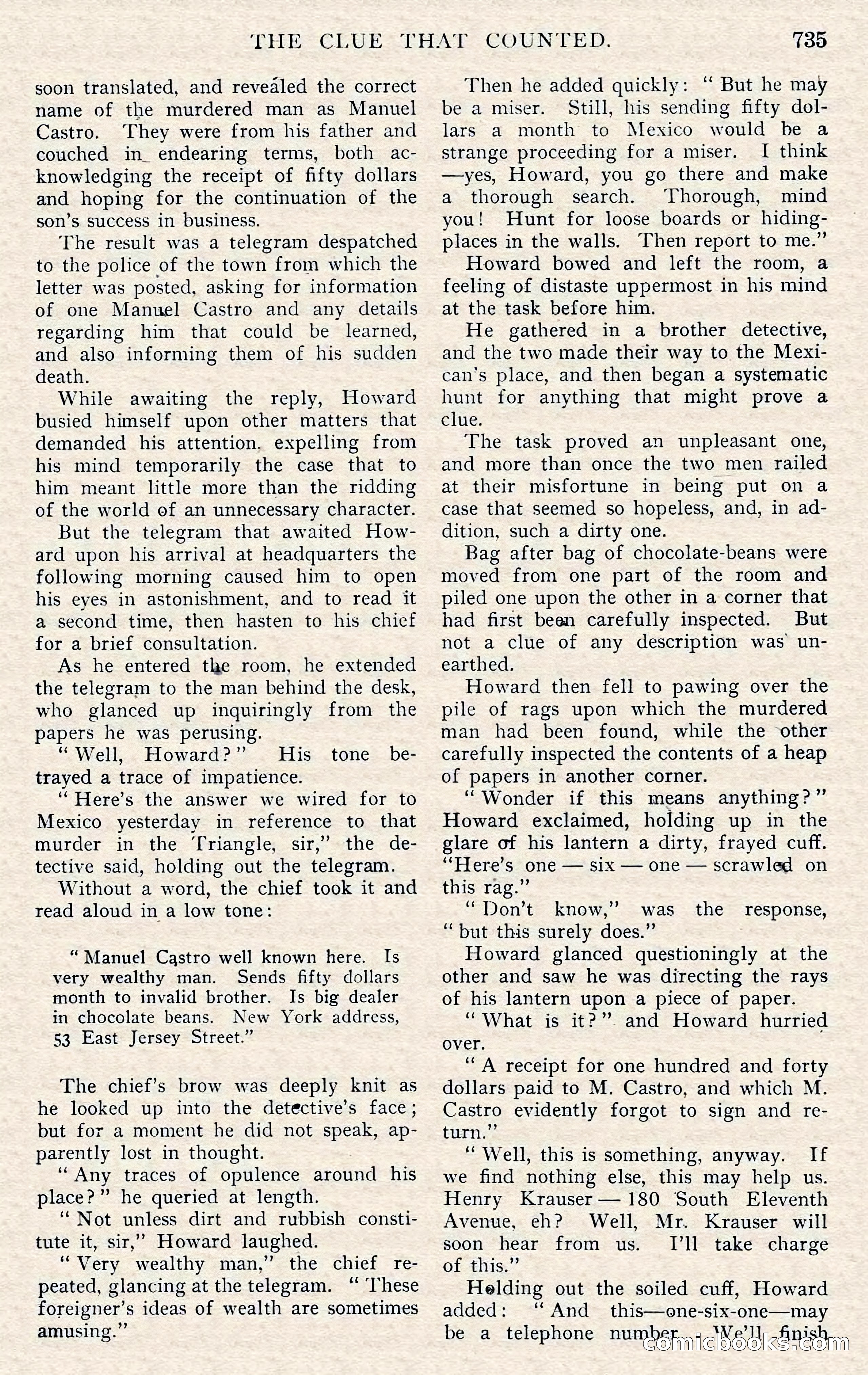 The Argosy, November 1908 — page 169 of 245