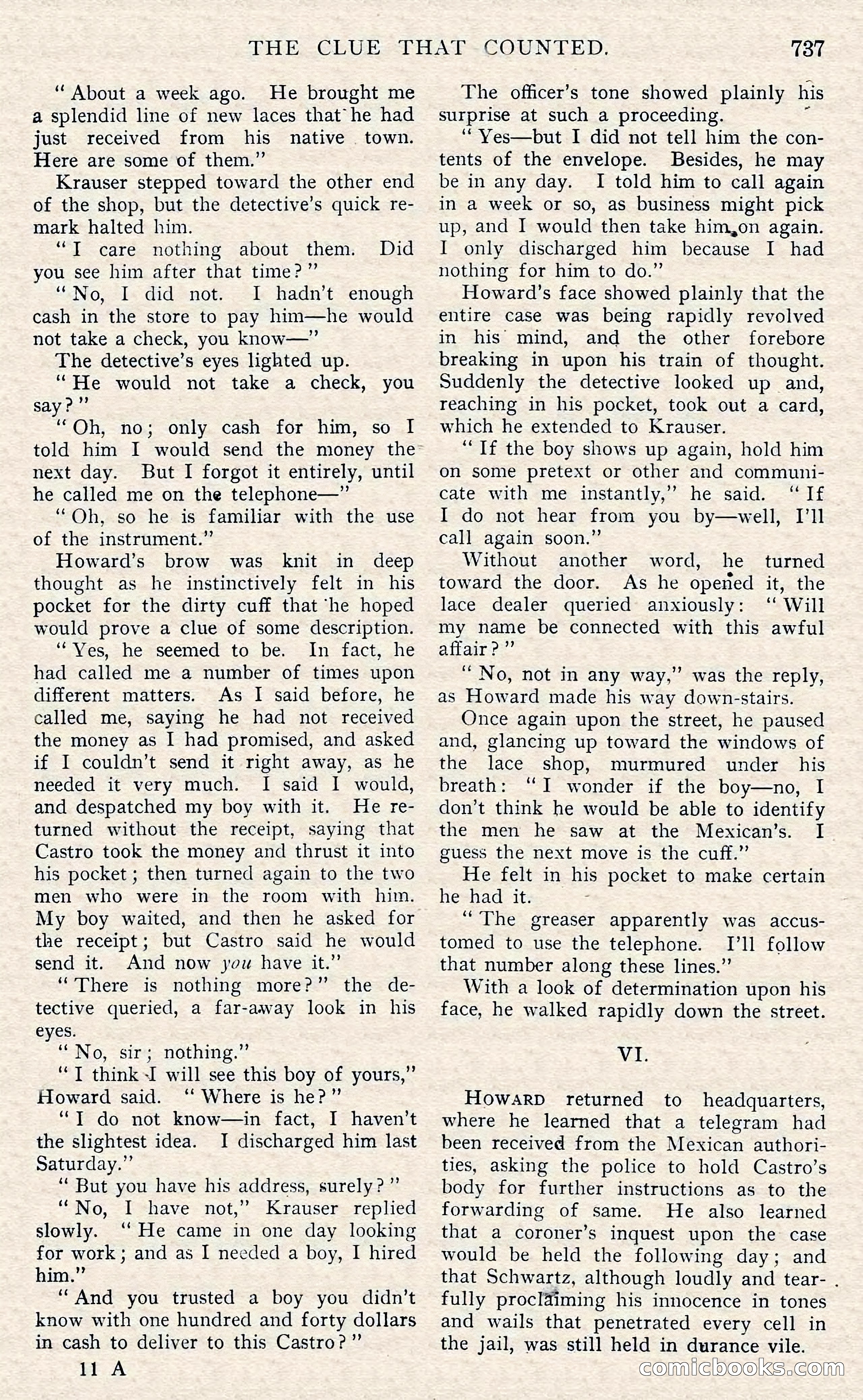 The Argosy, November 1908 — page 171 of 245