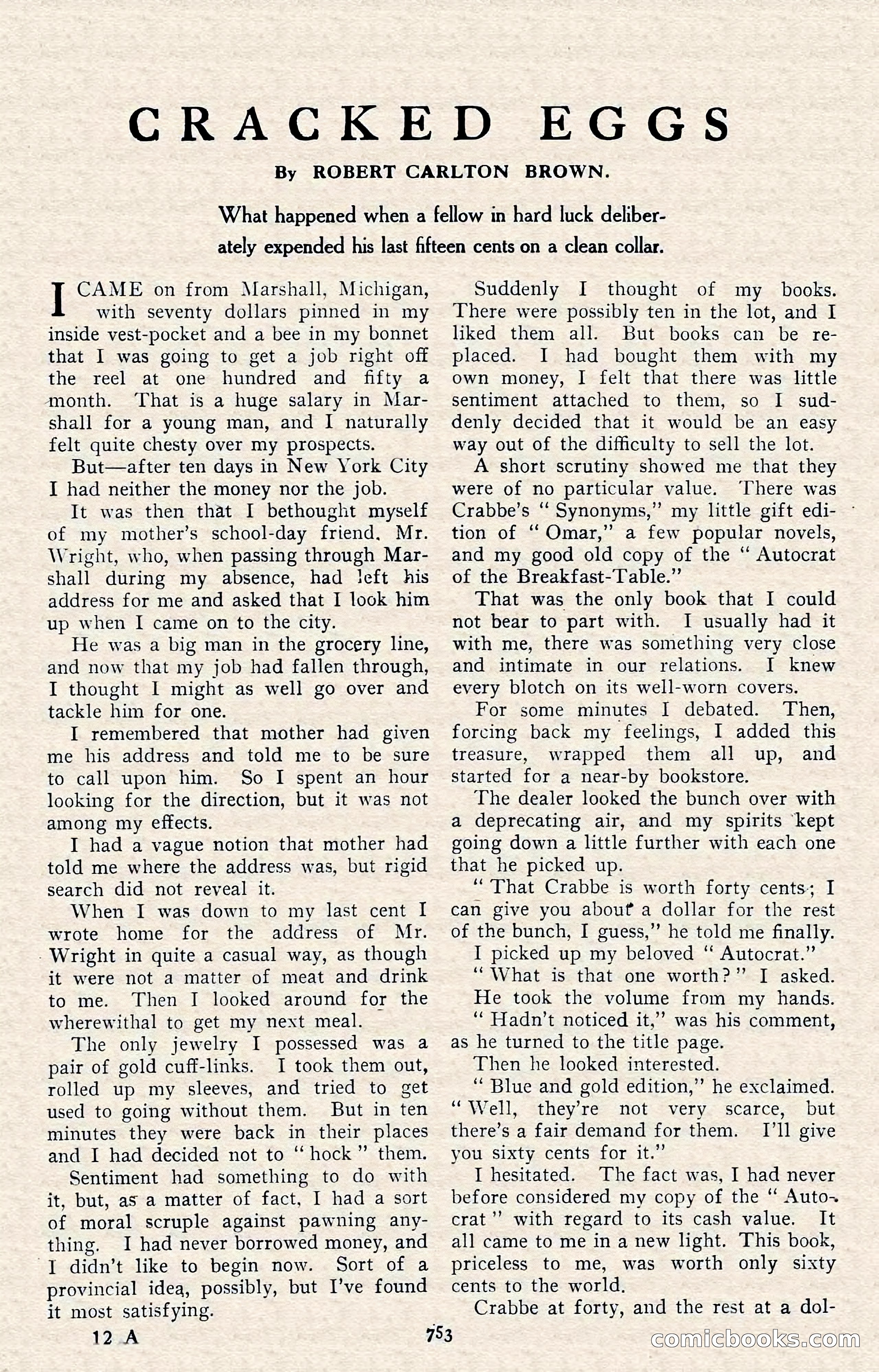 The Argosy, November 1908 — page 187 of 245