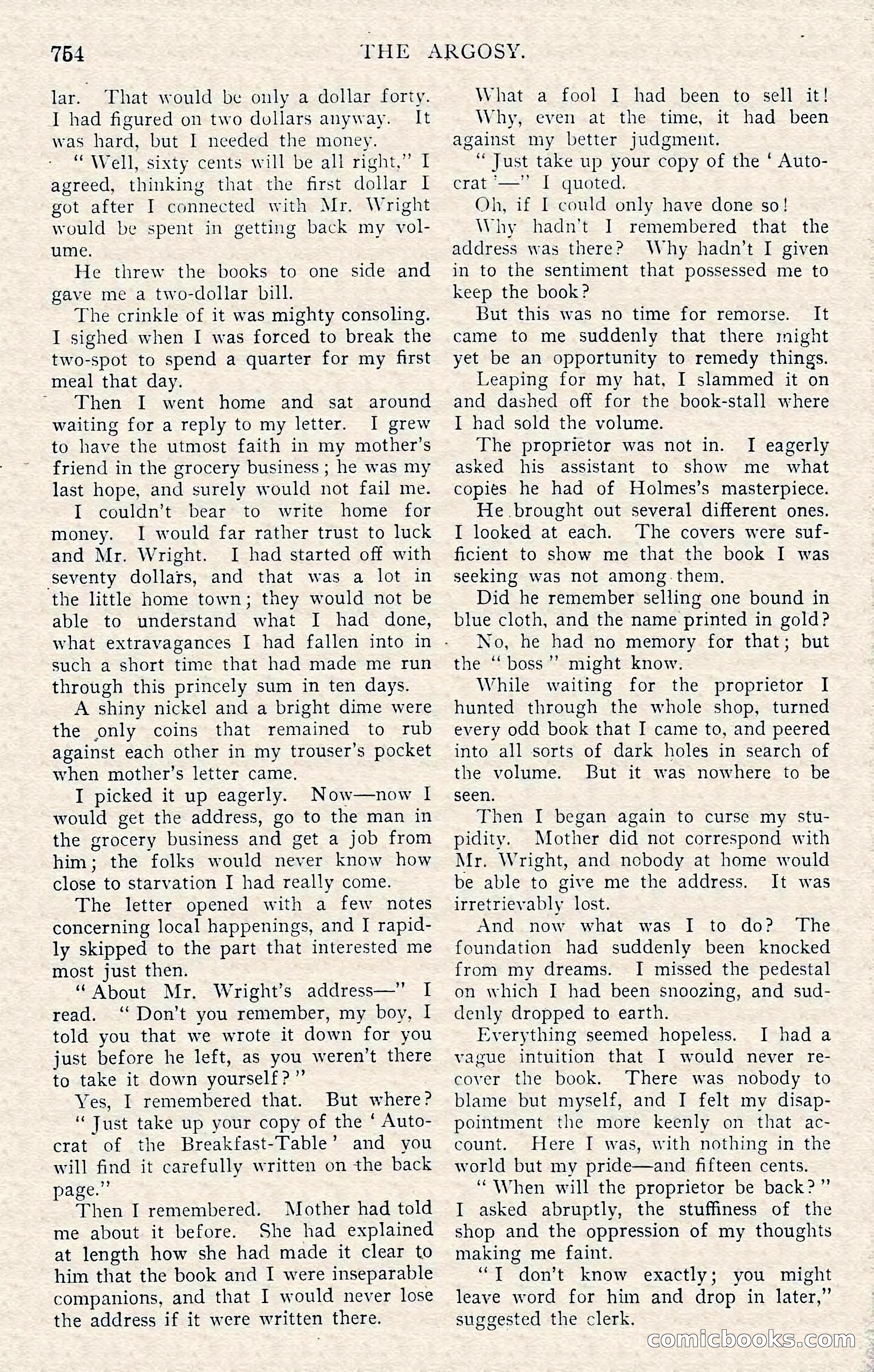 The Argosy, November 1908 — page 188 of 245